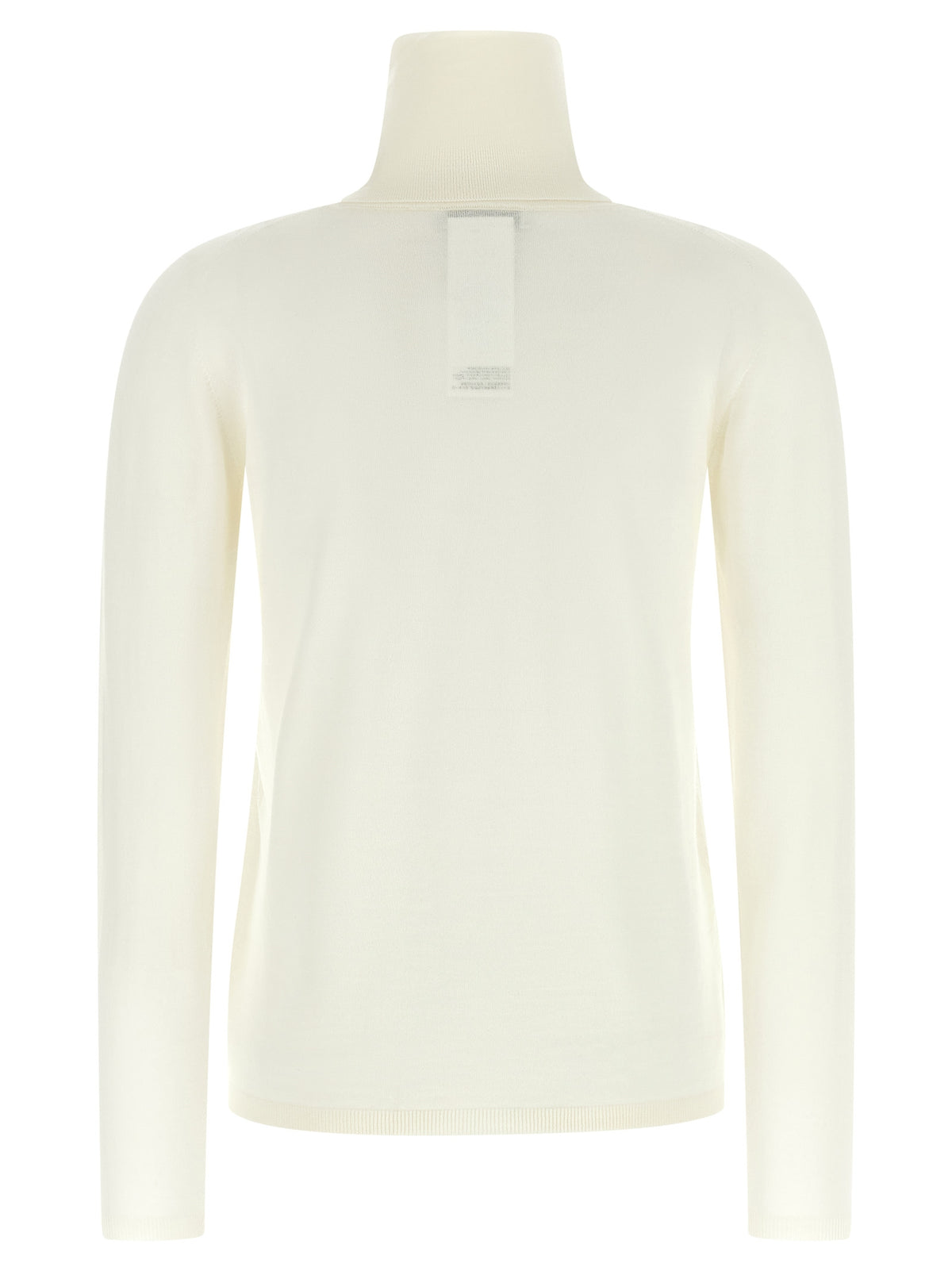 White Virgin Wool Cardigan