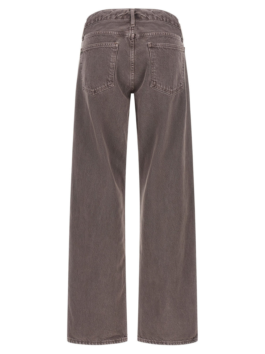 Purple Cotton Relaxed Fit Jeans