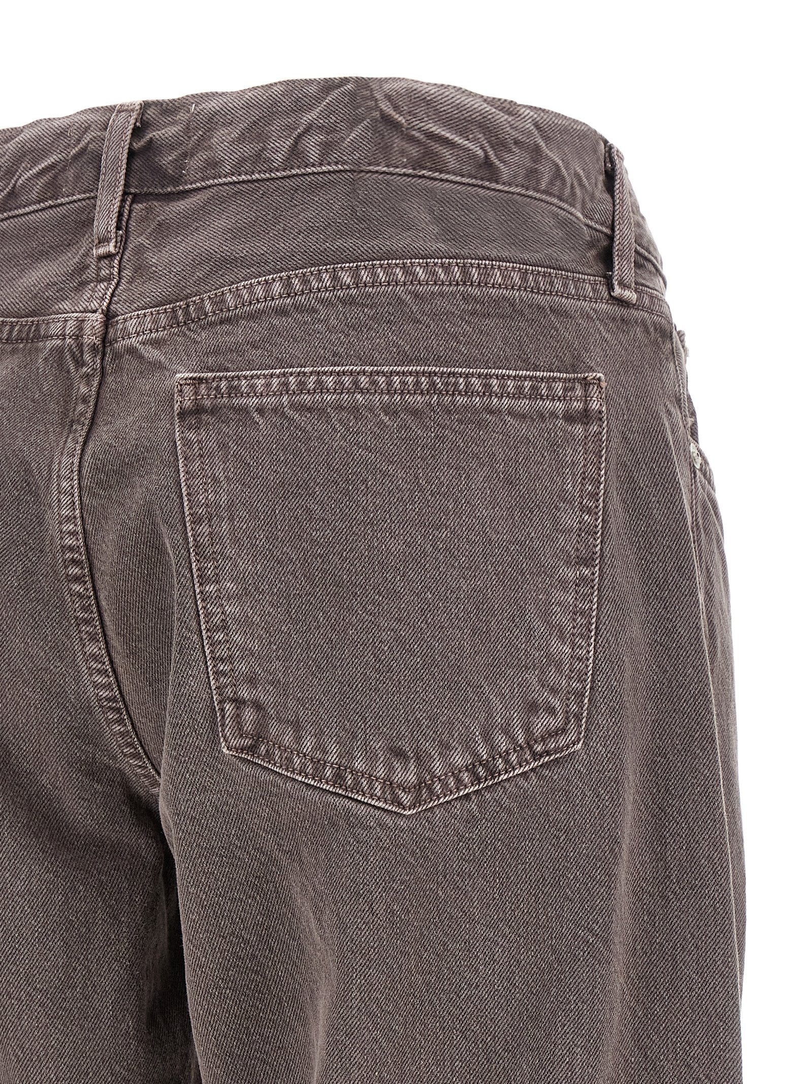 Purple Cotton Relaxed Fit Jeans