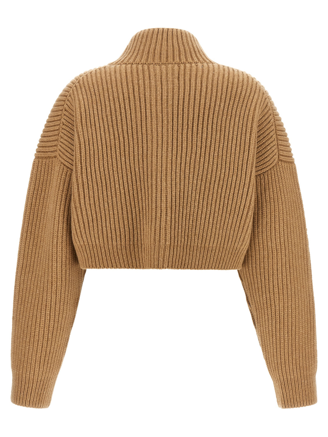 Beige Cashmere Cardigan