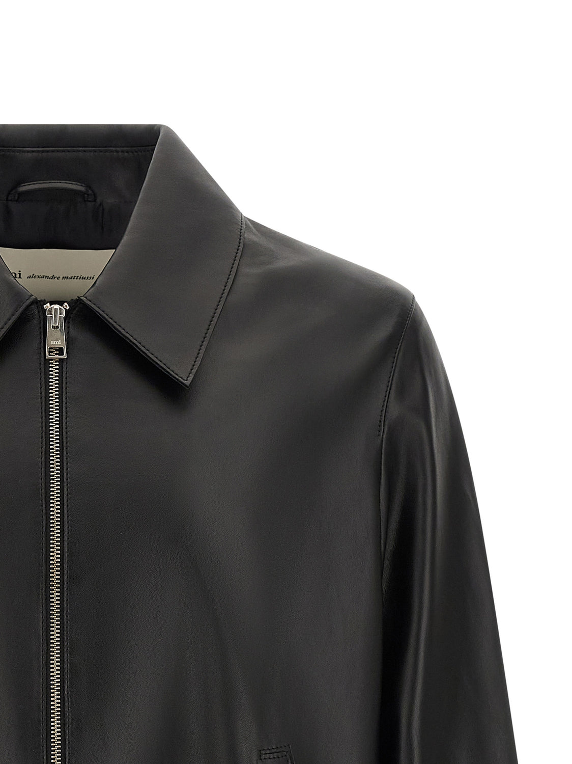 Black Lamb Leather Leather Jacket