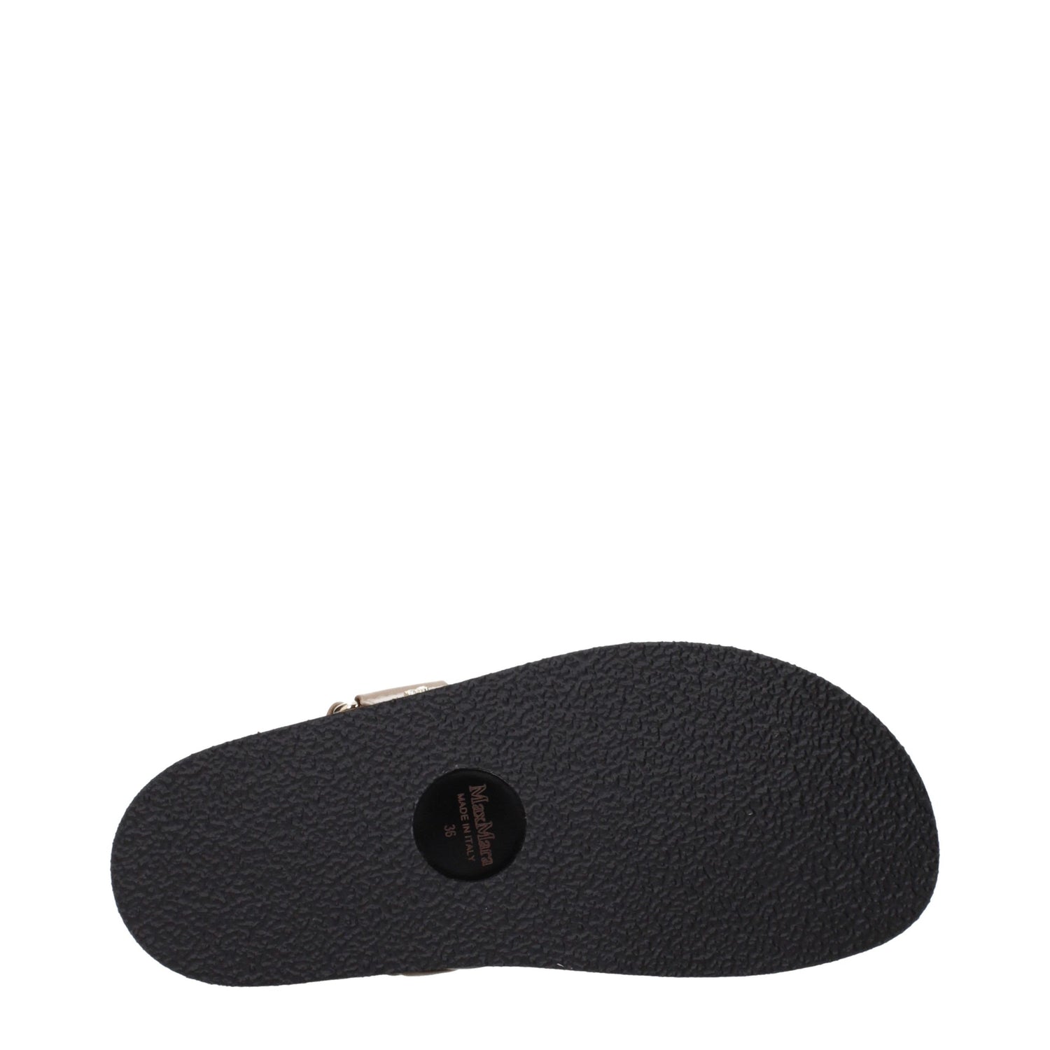 Brown Leather Flat Sandals