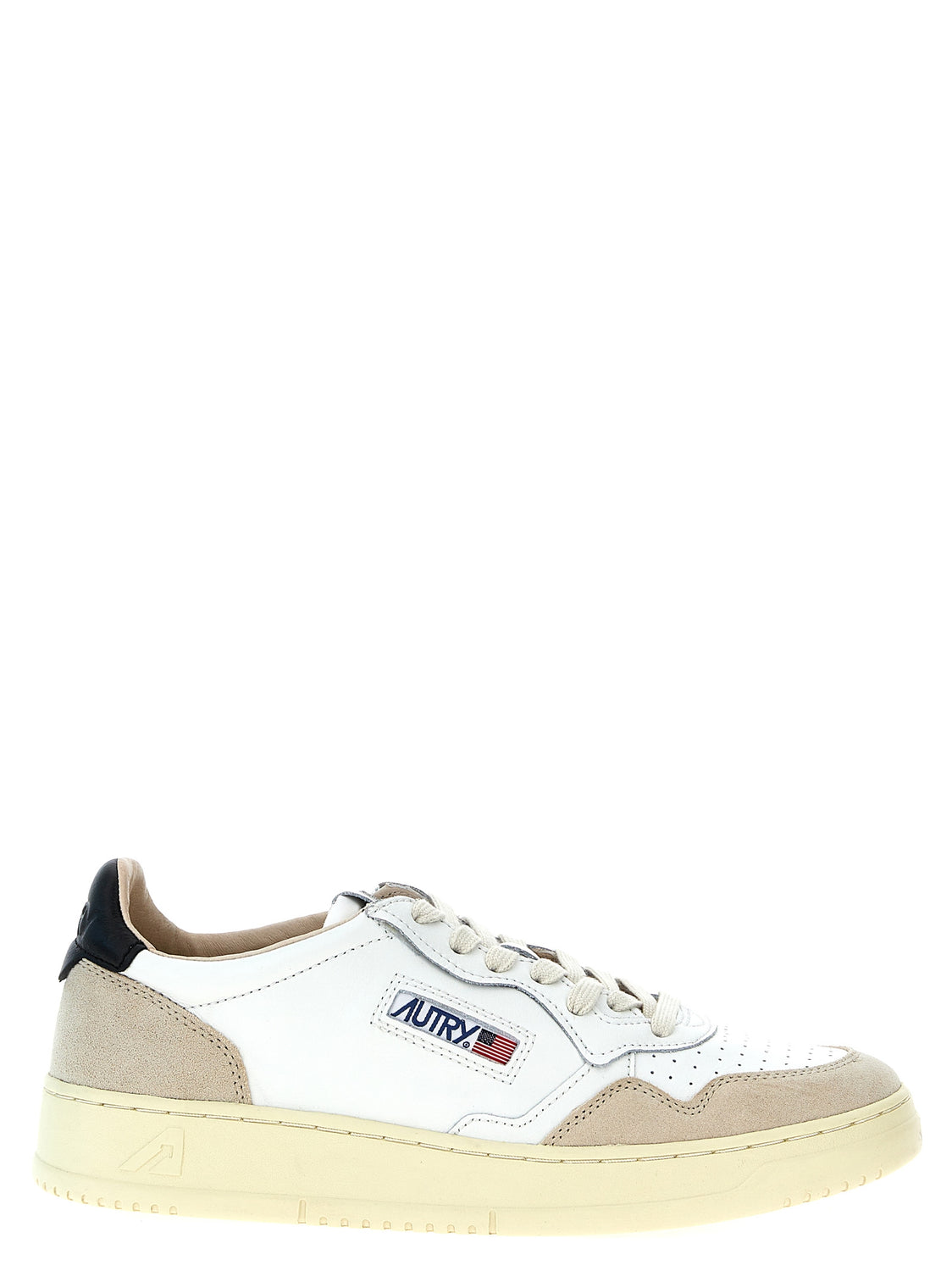 Multicolor Leather Low Top Sneakers