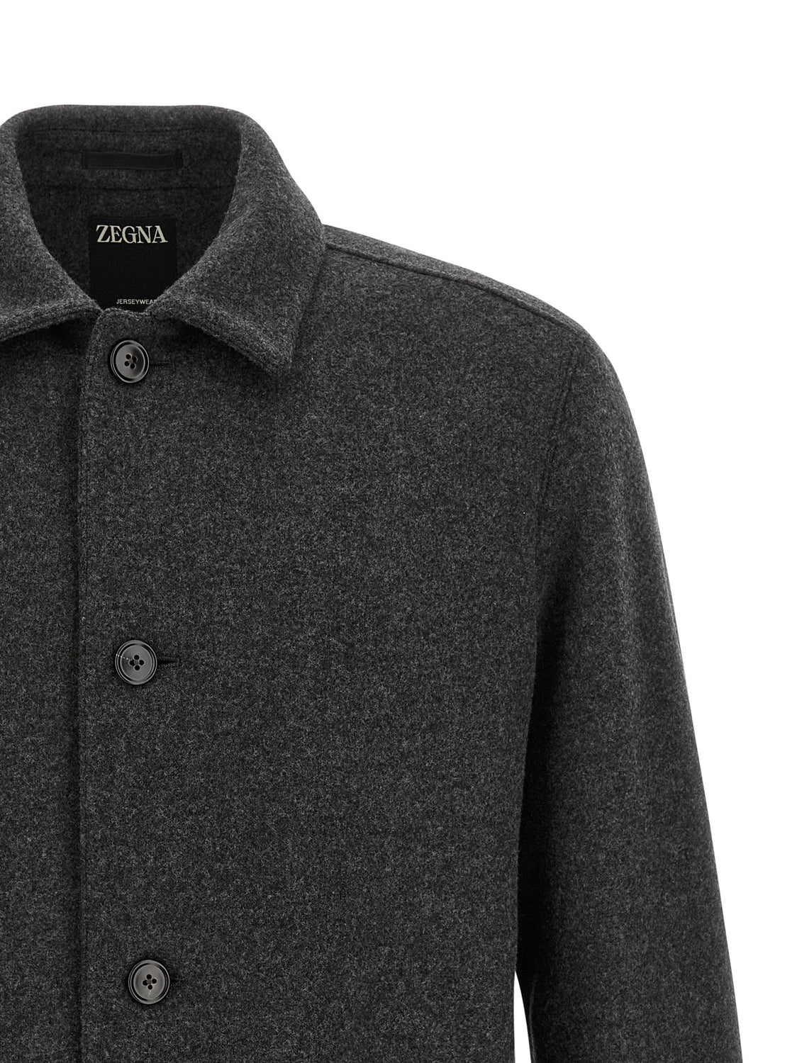 Gray Wool Blouse