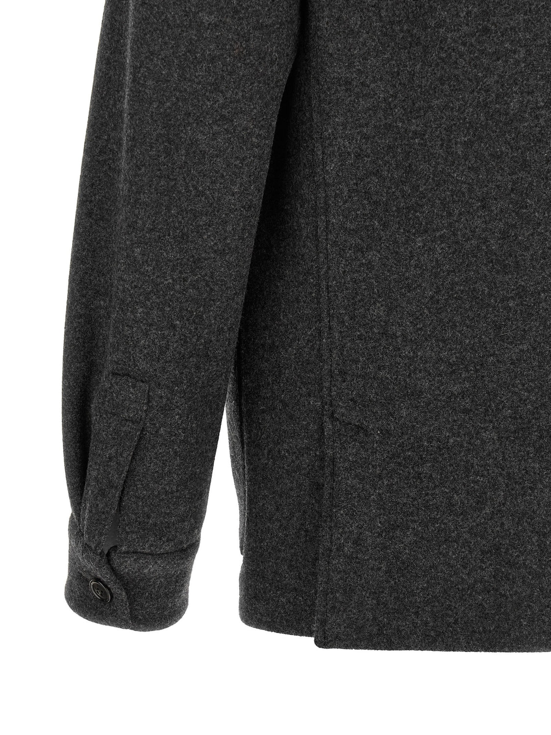 Gray Wool Blouse