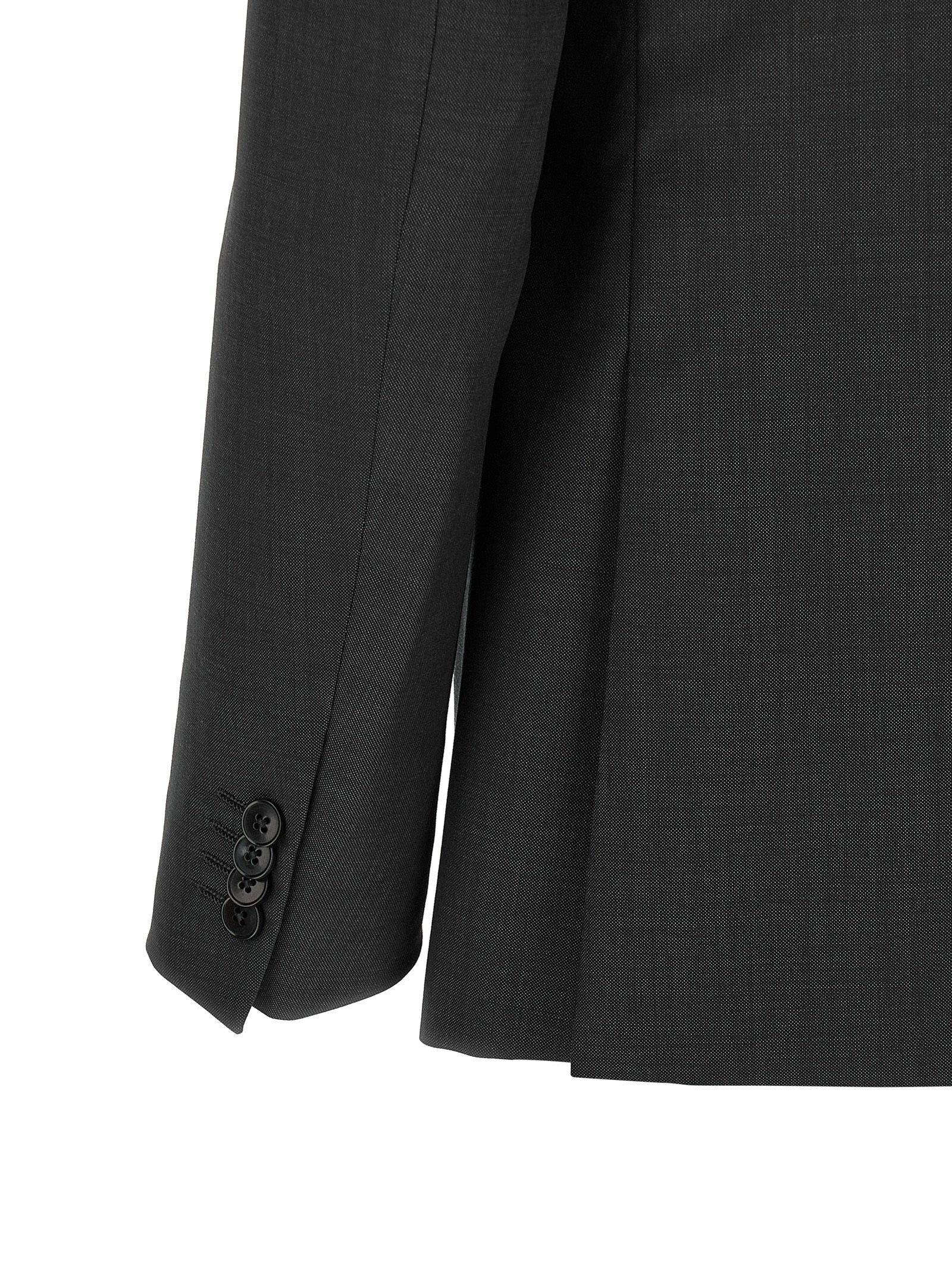 Gray Wool Two-Piece Suit