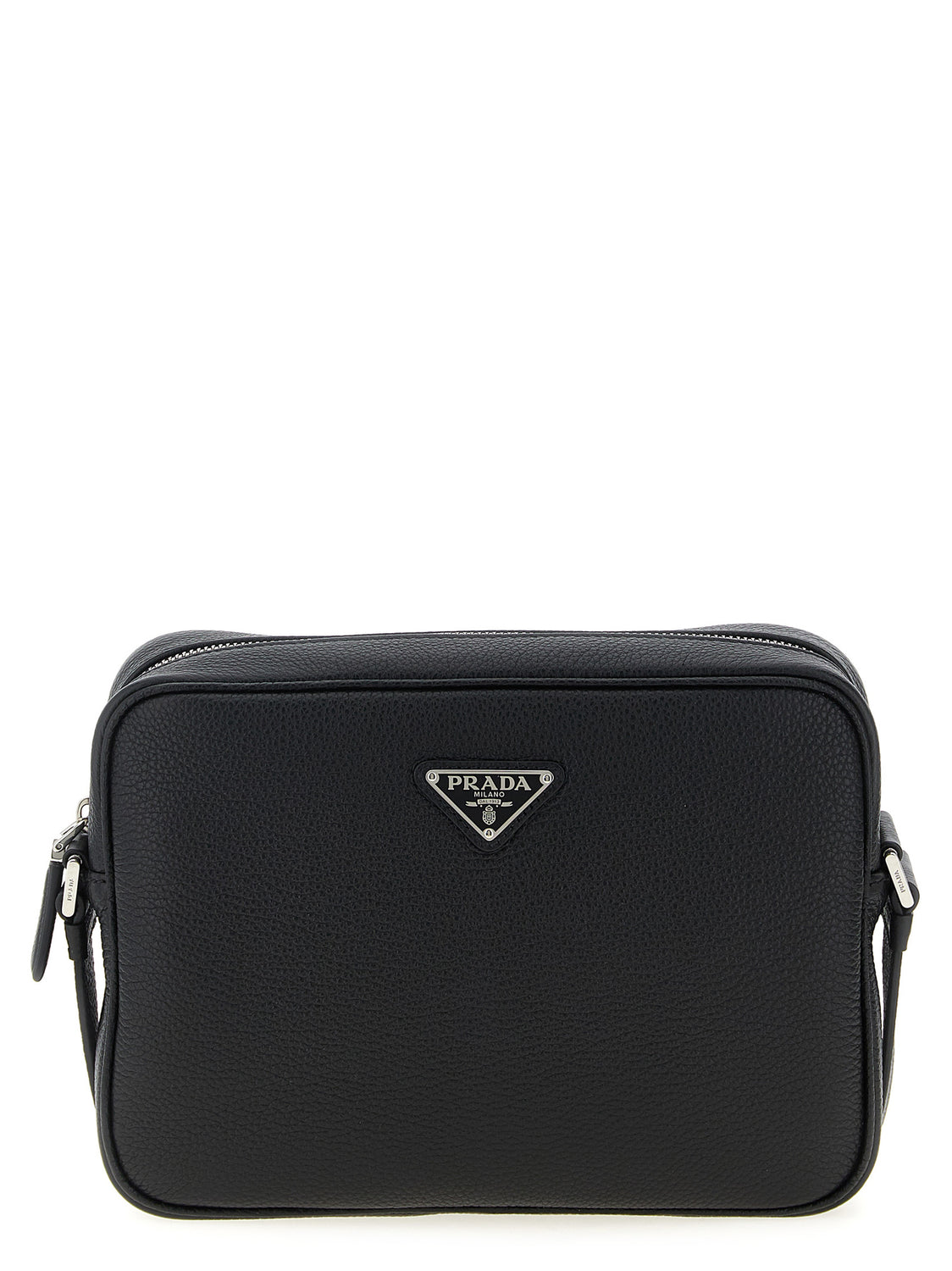 Black Calfskin Crossbody Bag