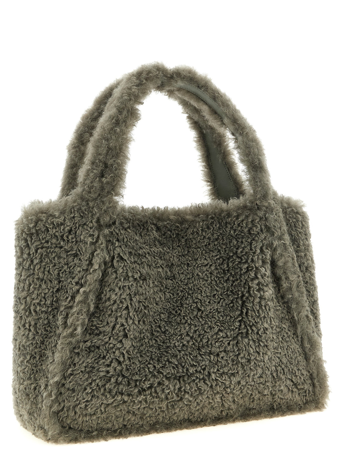 Gray Polyester Tote Bag