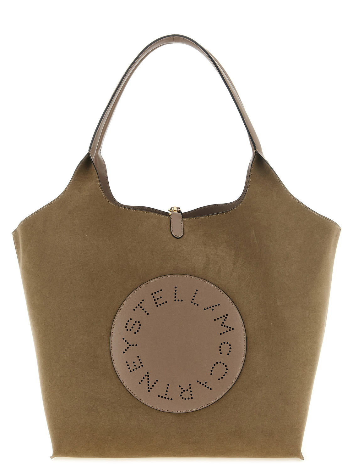 Gray Polyester Tote Bag