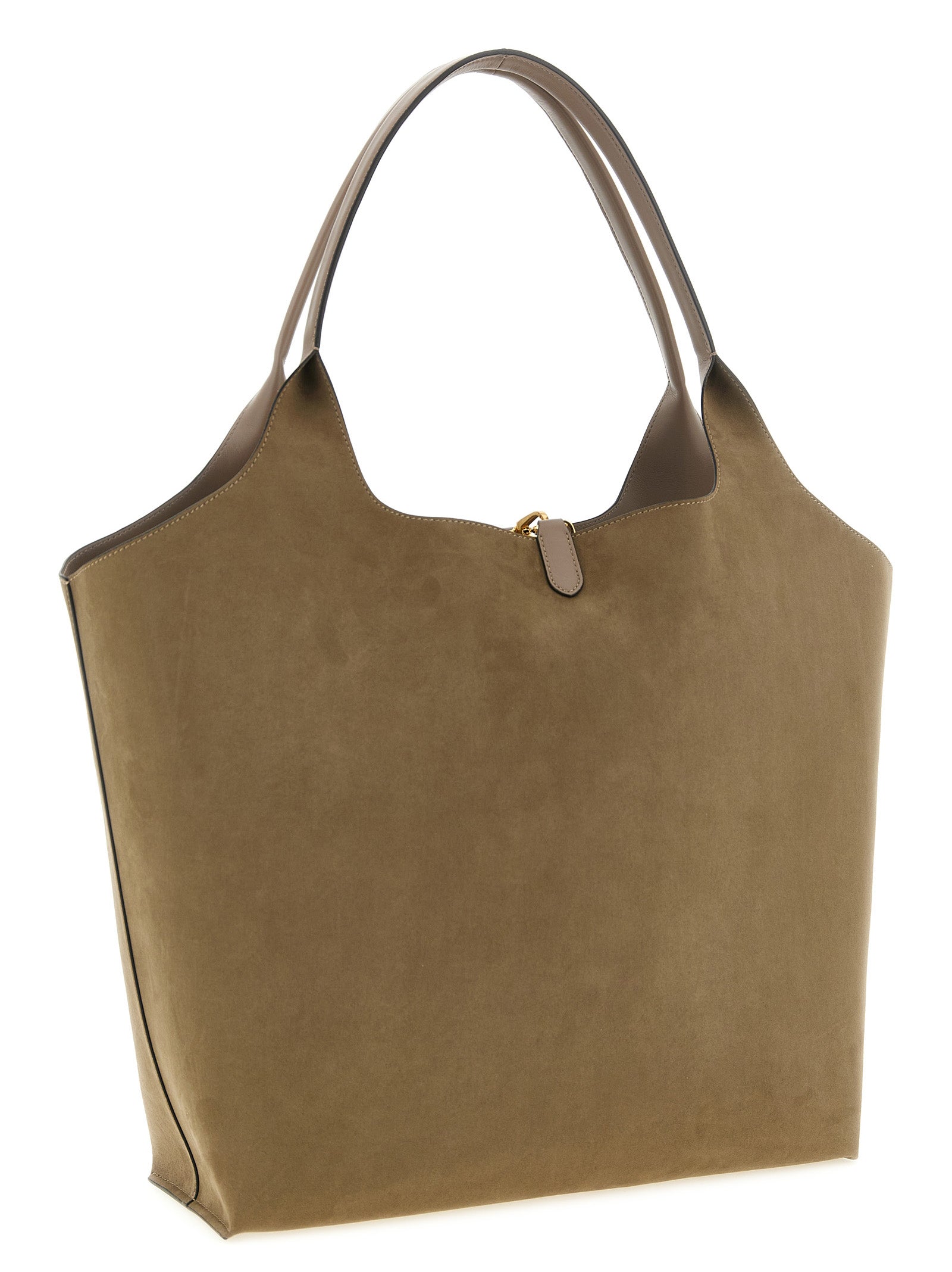 Gray Polyester Tote Bag