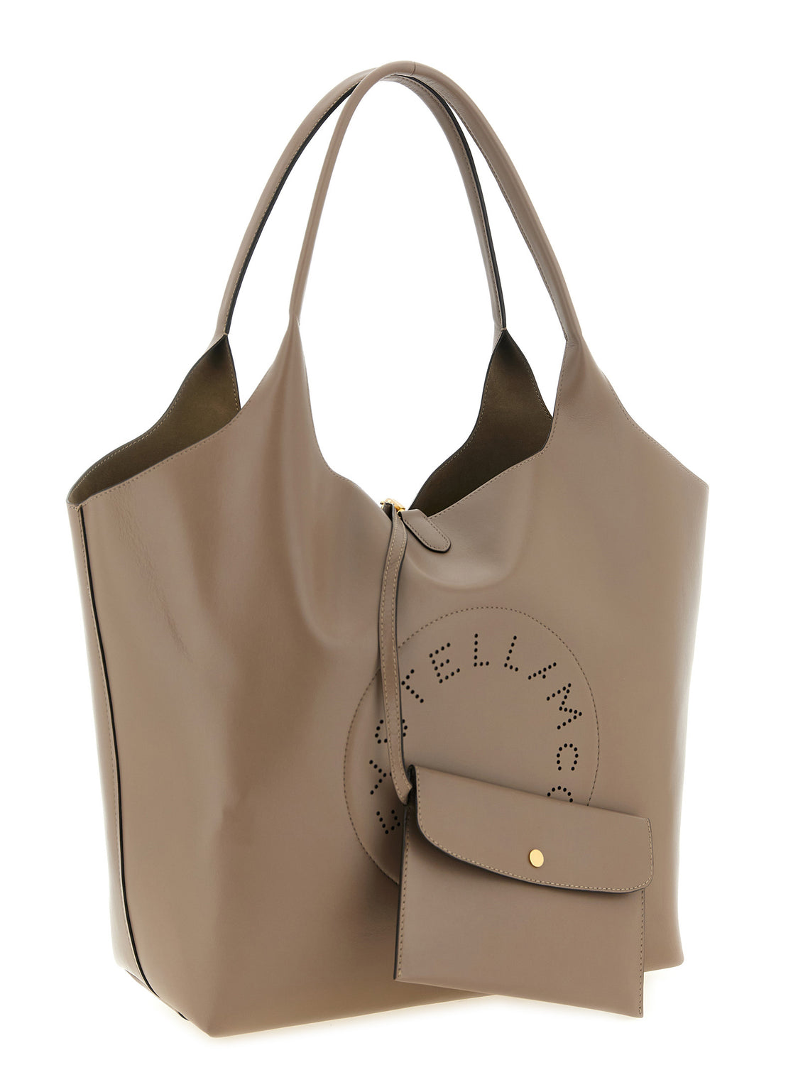 Gray Polyester Tote Bag