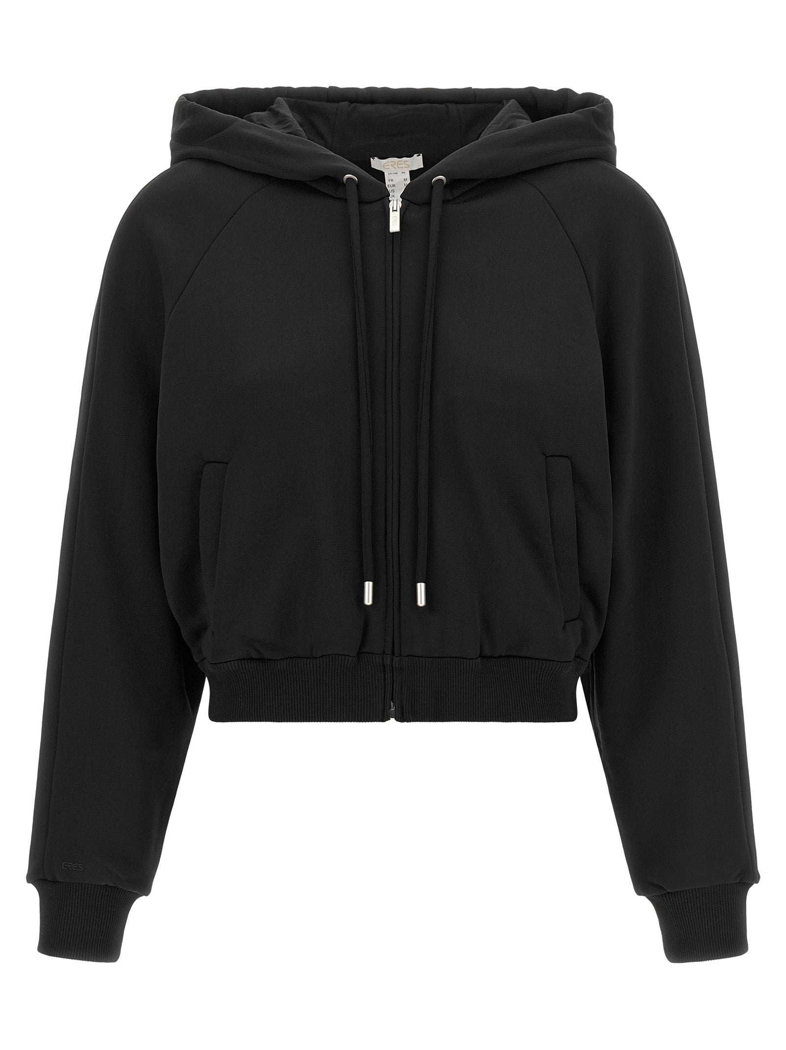 Black Polyamide Sweatshirt