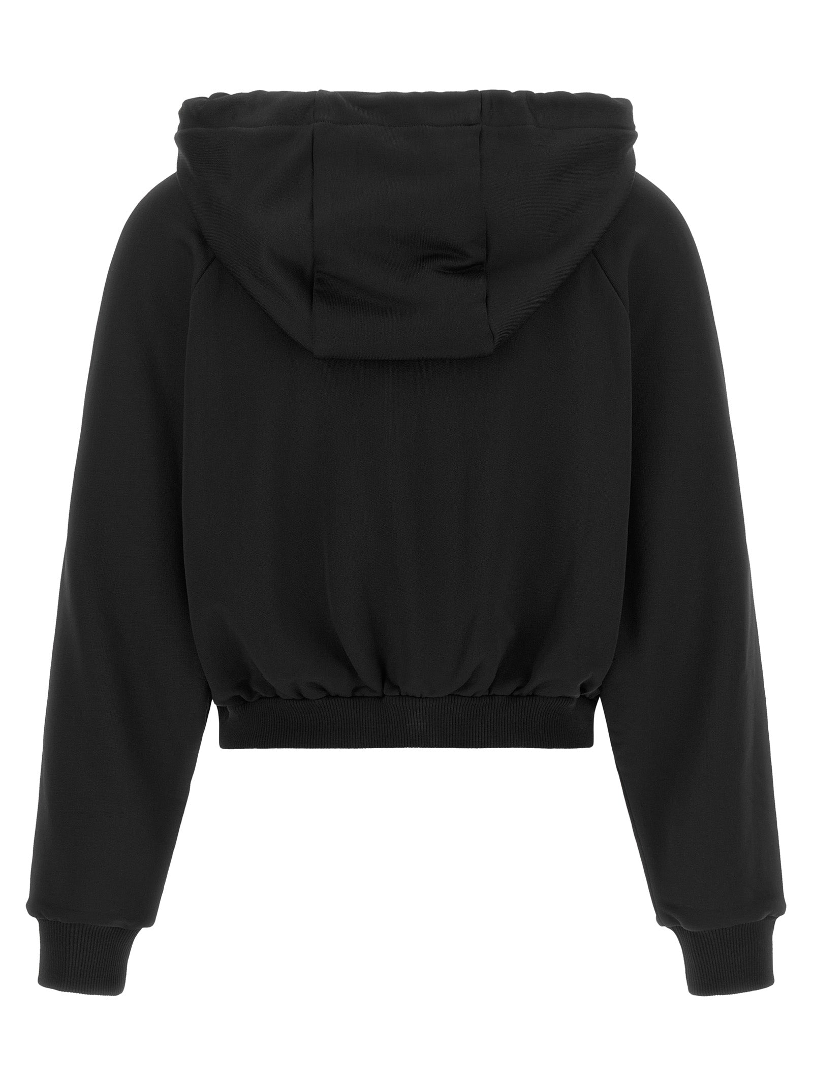 Black Polyamide Sweatshirt
