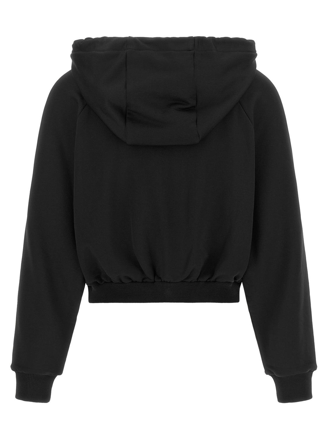 Black Polyamide Sweatshirt