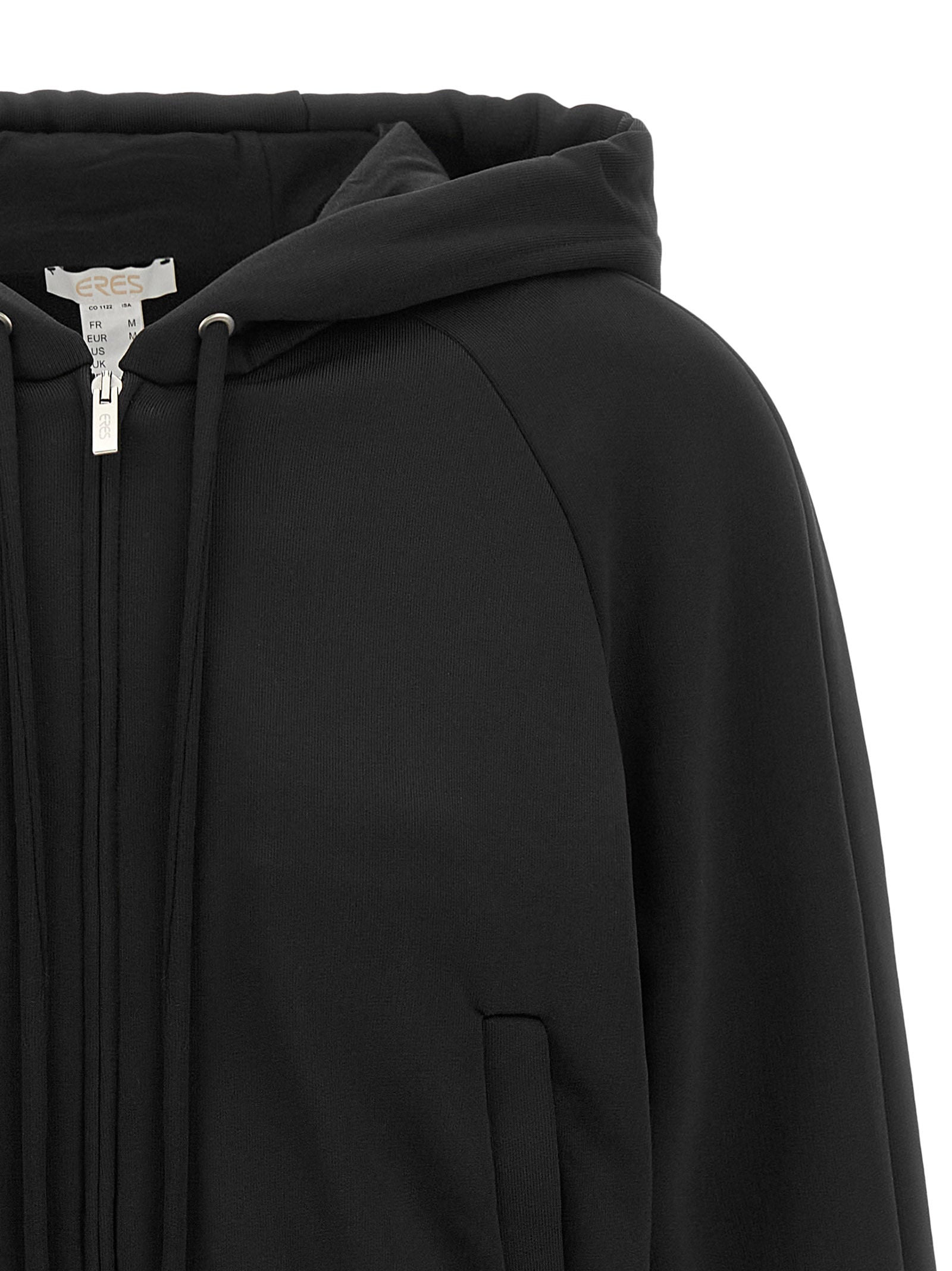 Black Polyamide Sweatshirt