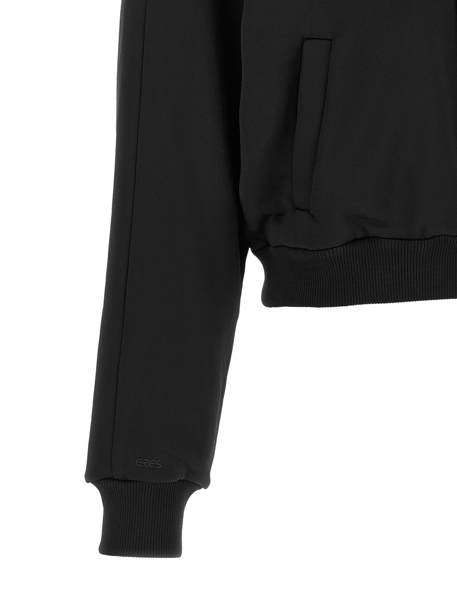 Black Polyamide Sweatshirt