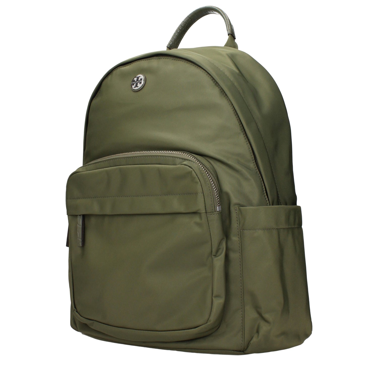 Green Nylon Backpack