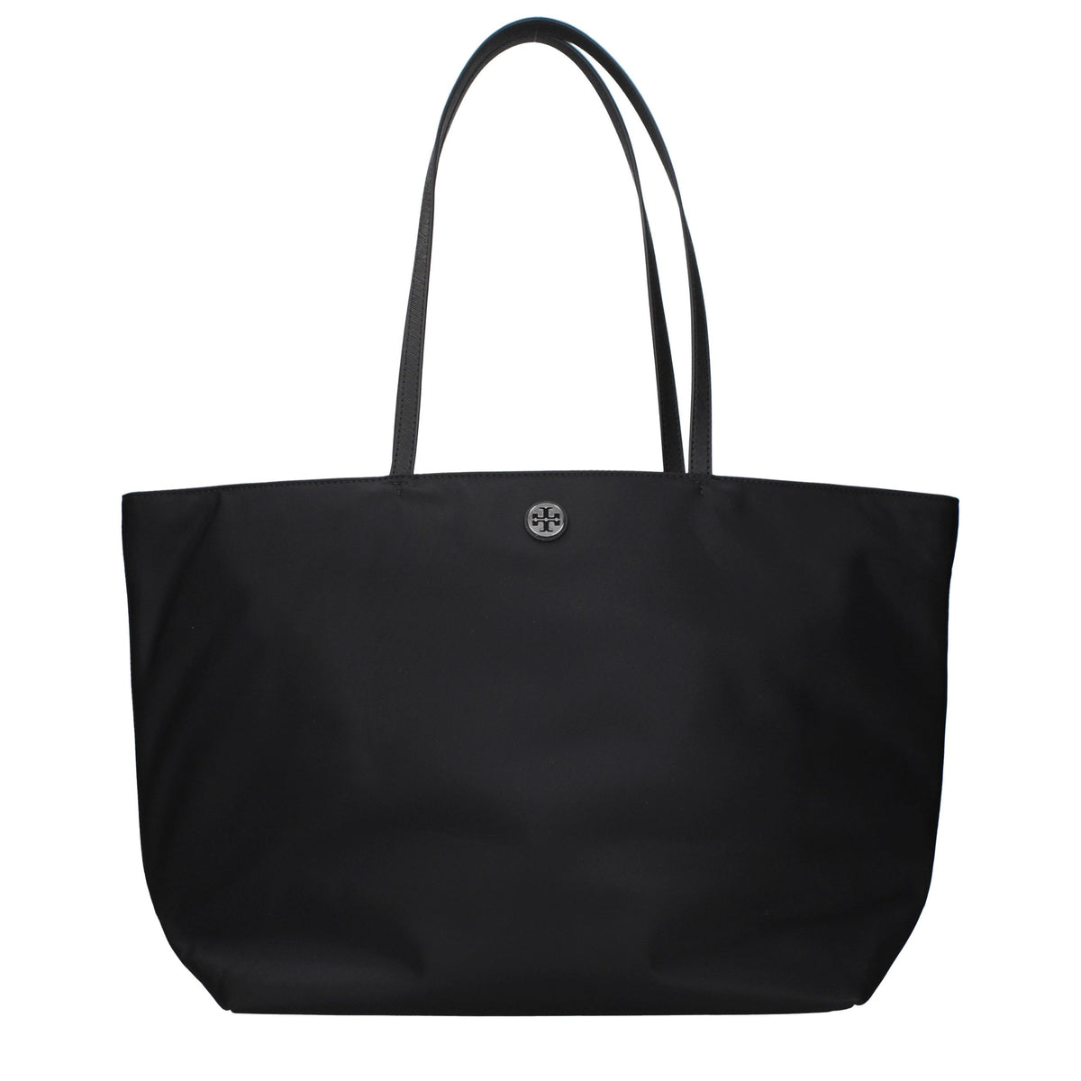 Black Fabric Shoulder Bag