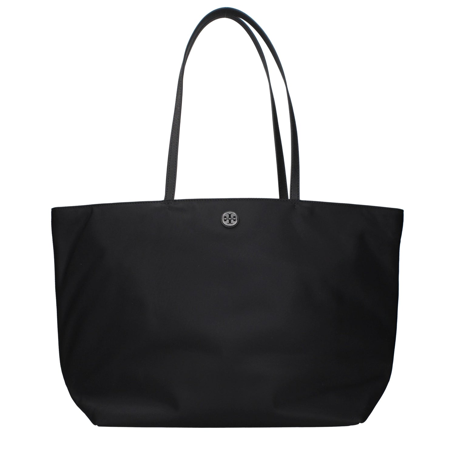 Black Fabric Shoulder Bag