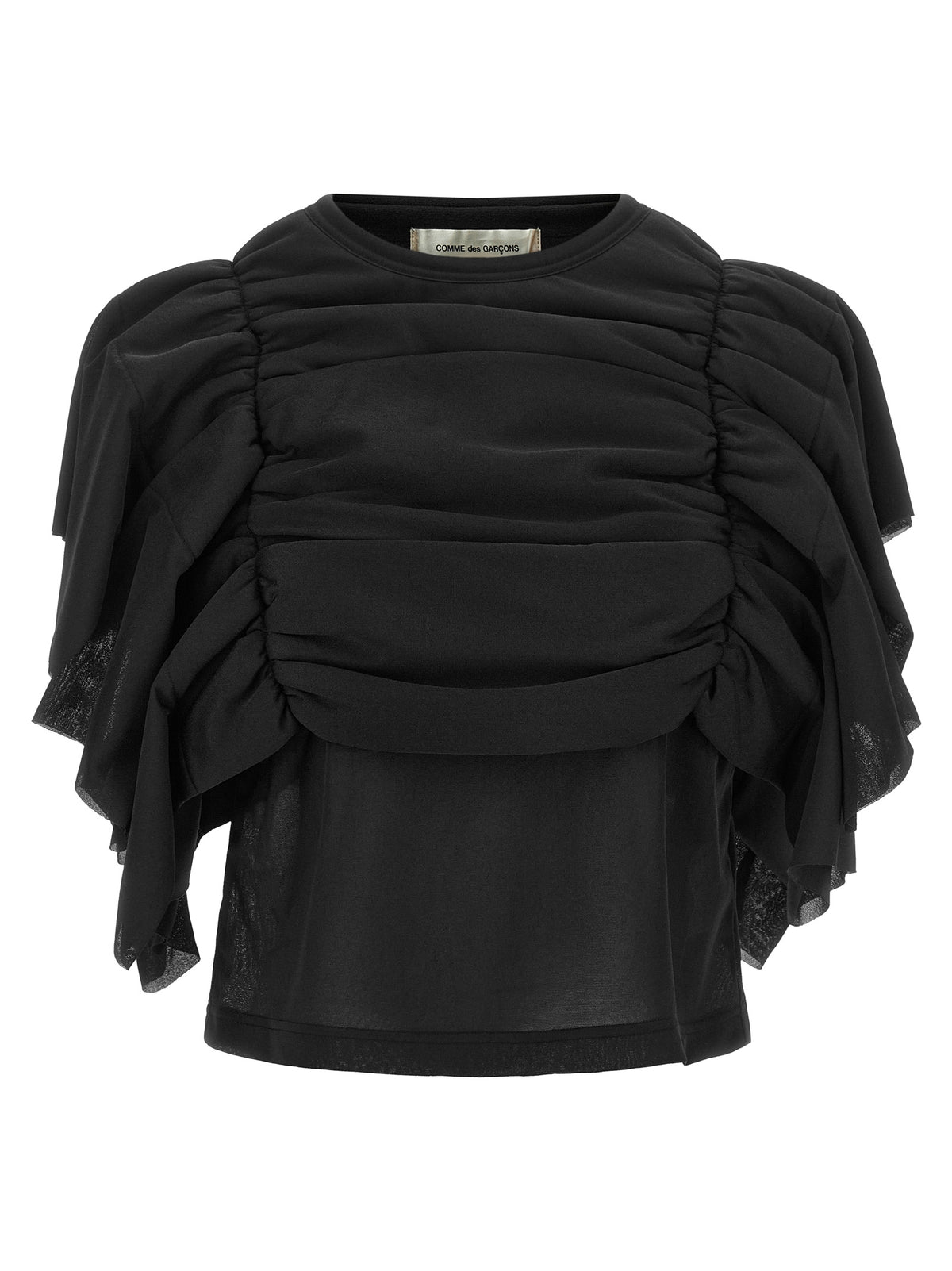 Black Polyester Pattern Shirt