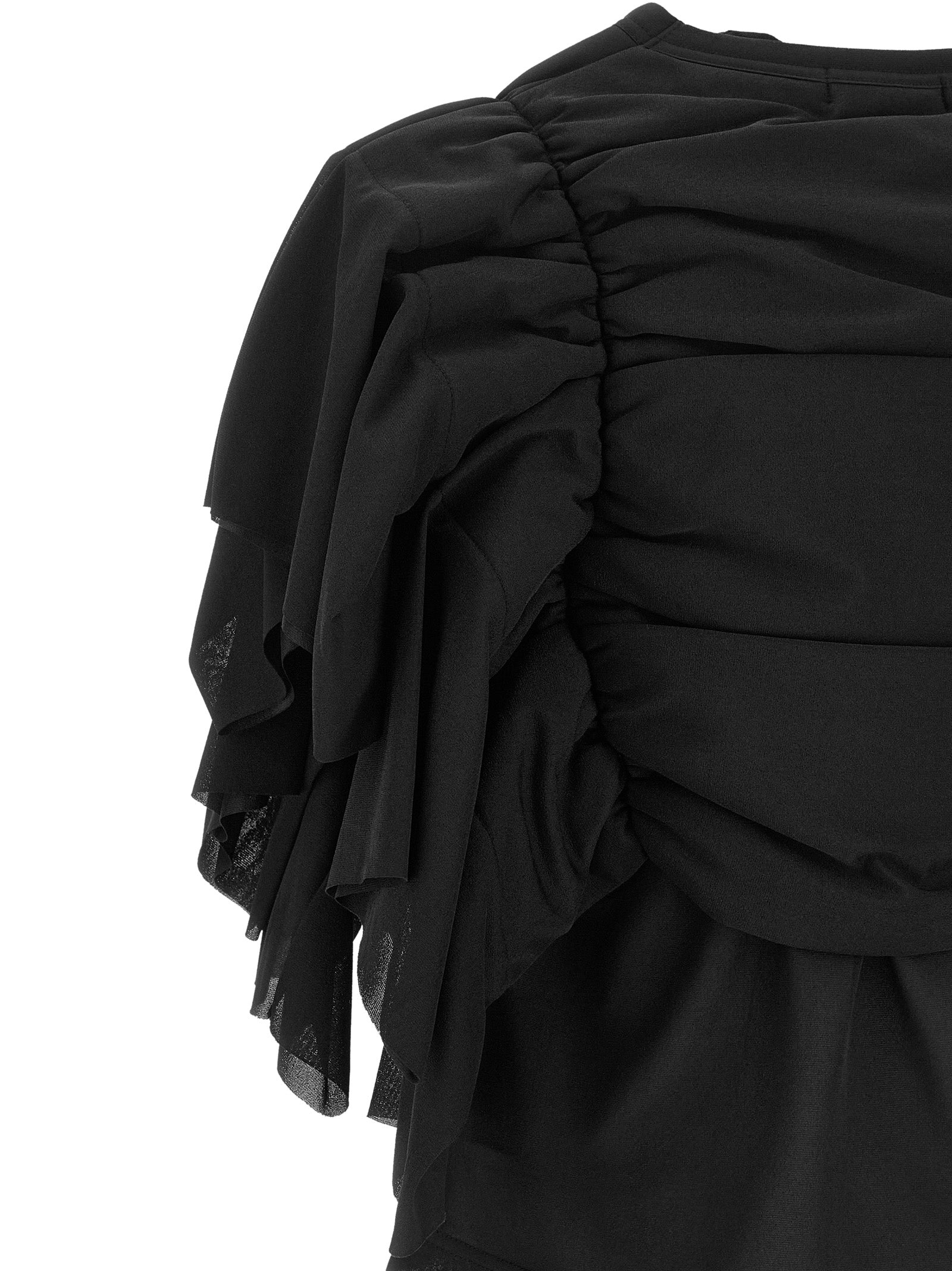 Black Polyester Pattern Shirt