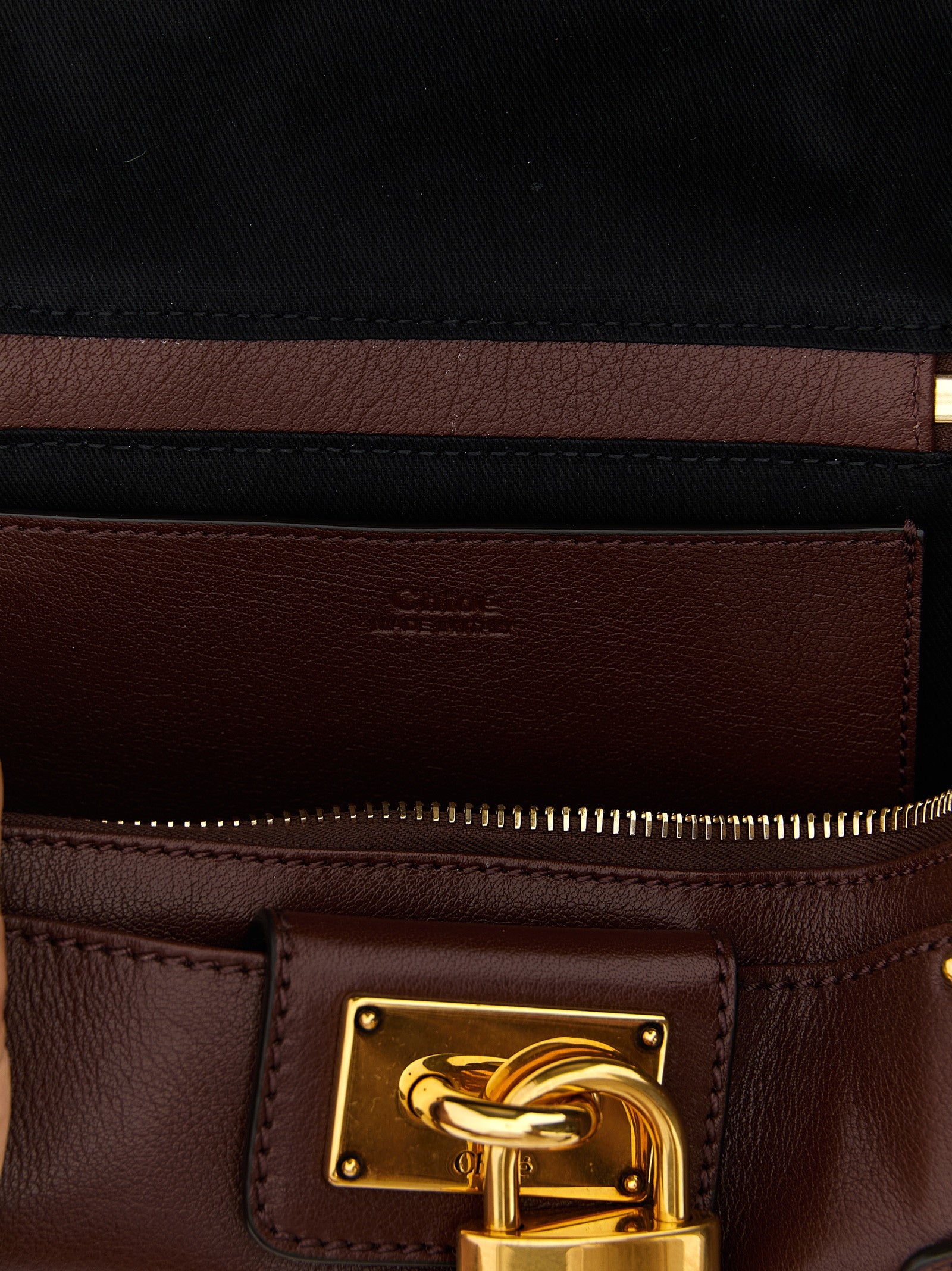 Brown Buffalo Leather Shoulder Bag