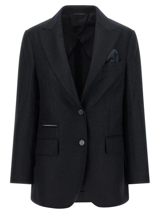 Black Virgin Wool Blazer