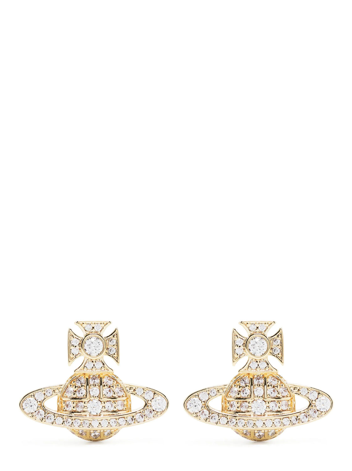Gold Brass Earrings