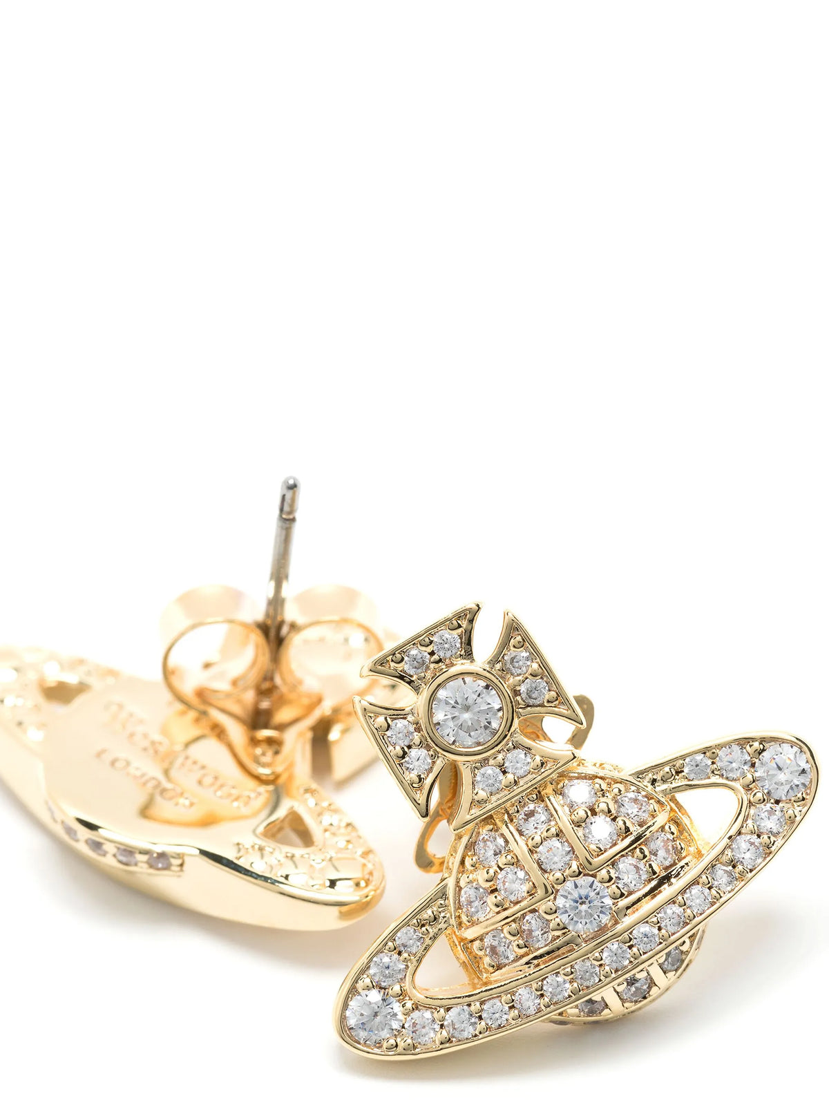 Gold Brass Earrings