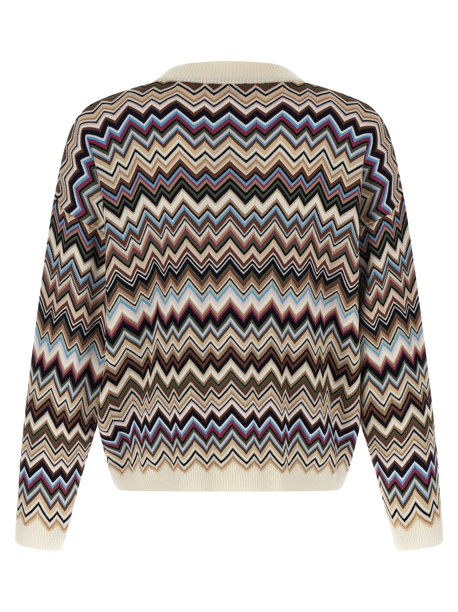 Multicolor Viscose Cardigan