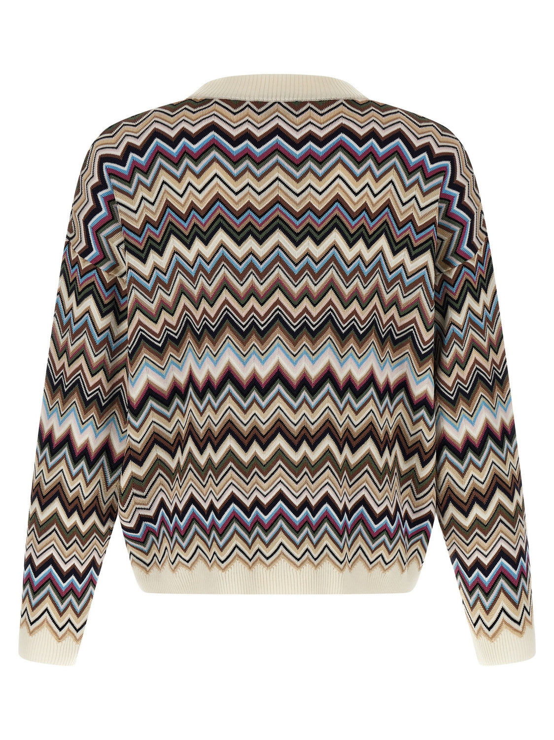 Multicolor Viscose Cardigan