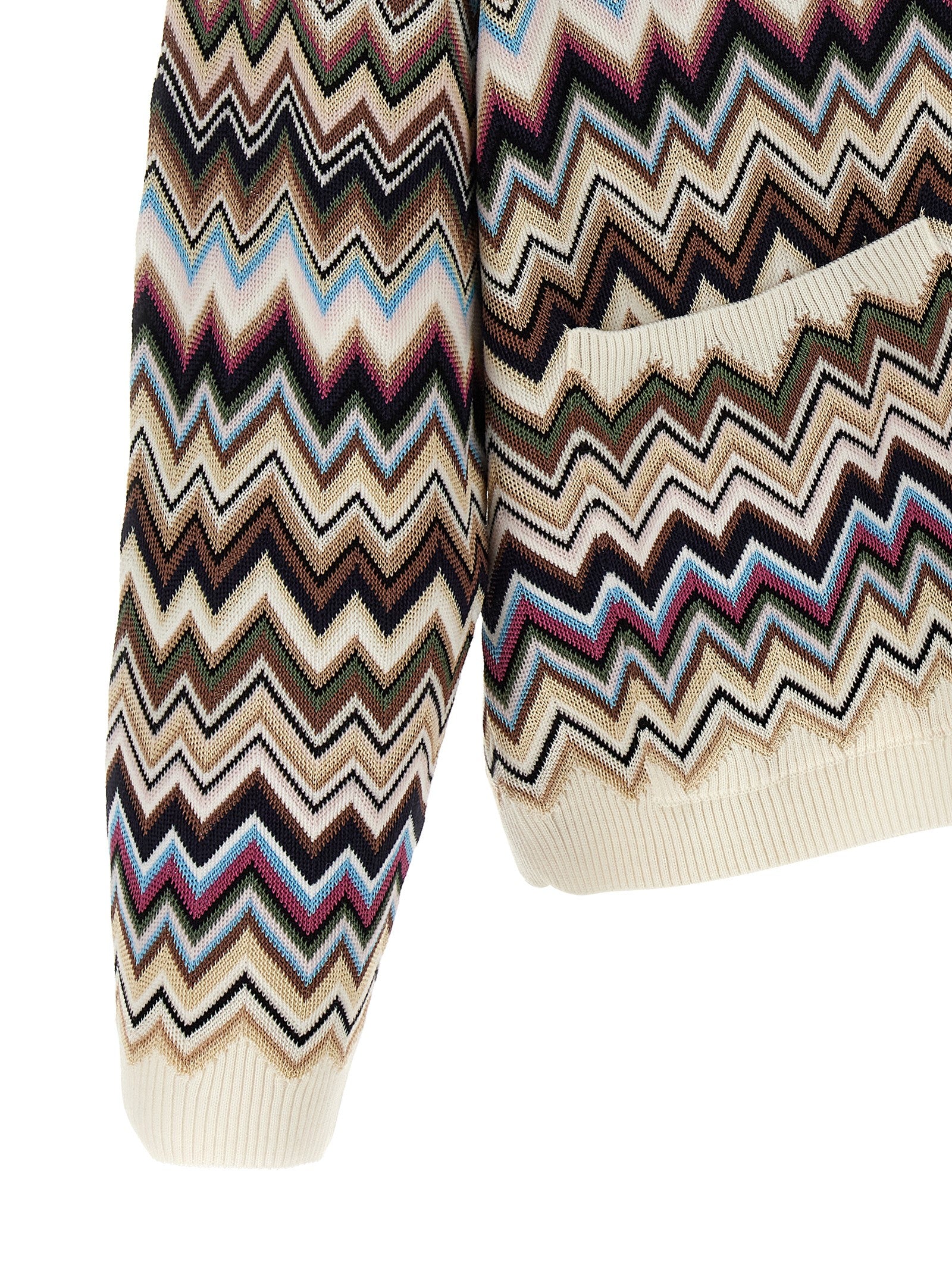 Multicolor Viscose Cardigan