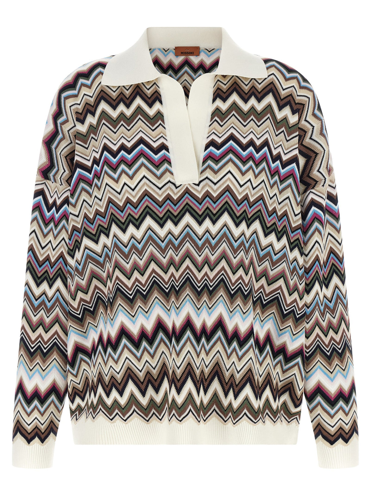 Multicolor Viscose Polo Shirt