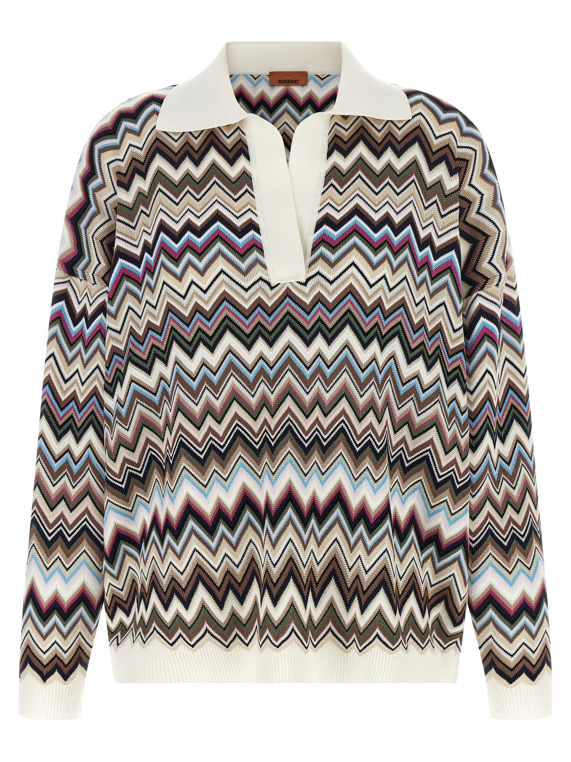 Multicolor Viscose Polo Shirt