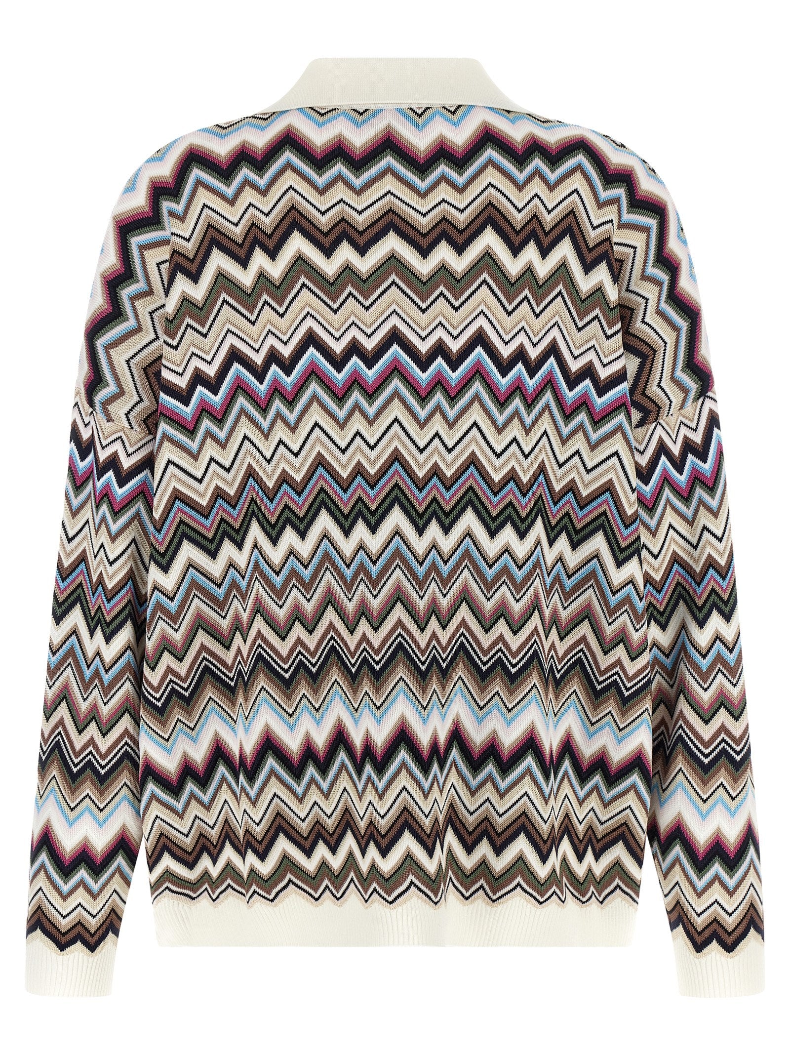 Multicolor Viscose Polo Shirt