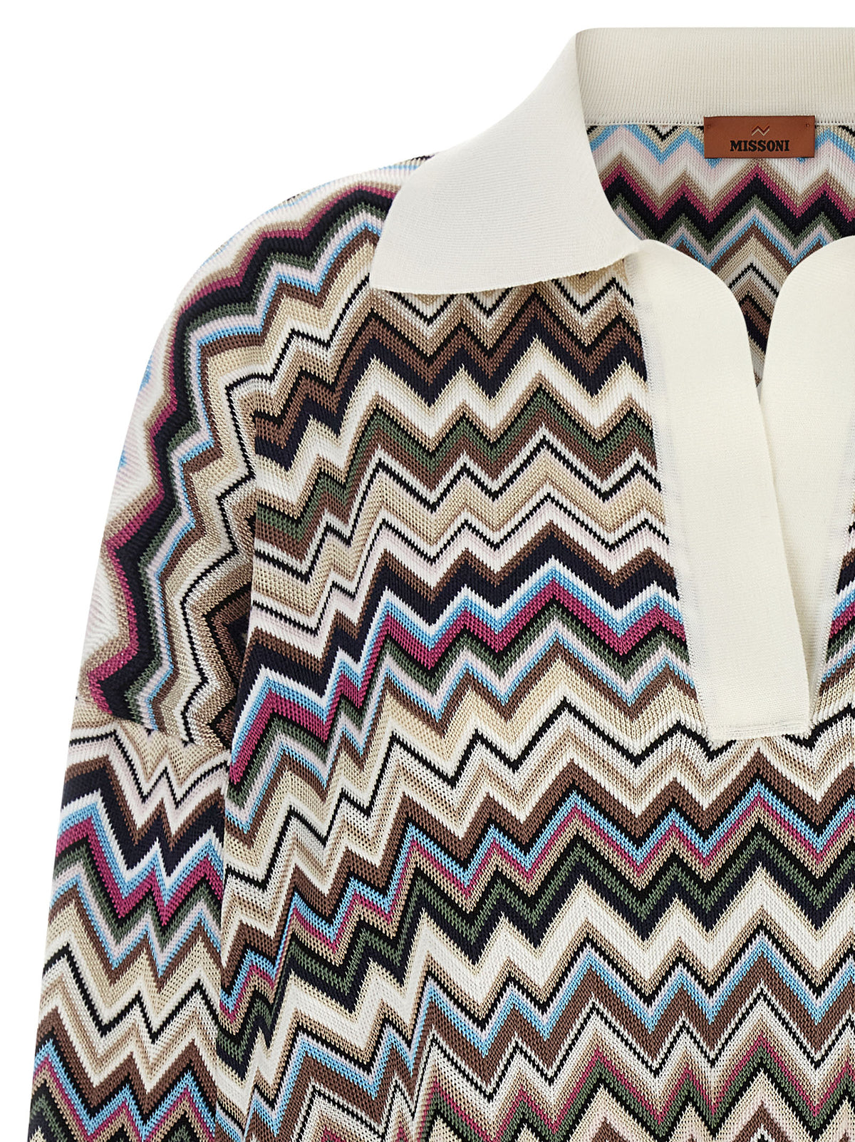 Multicolor Viscose Polo Shirt