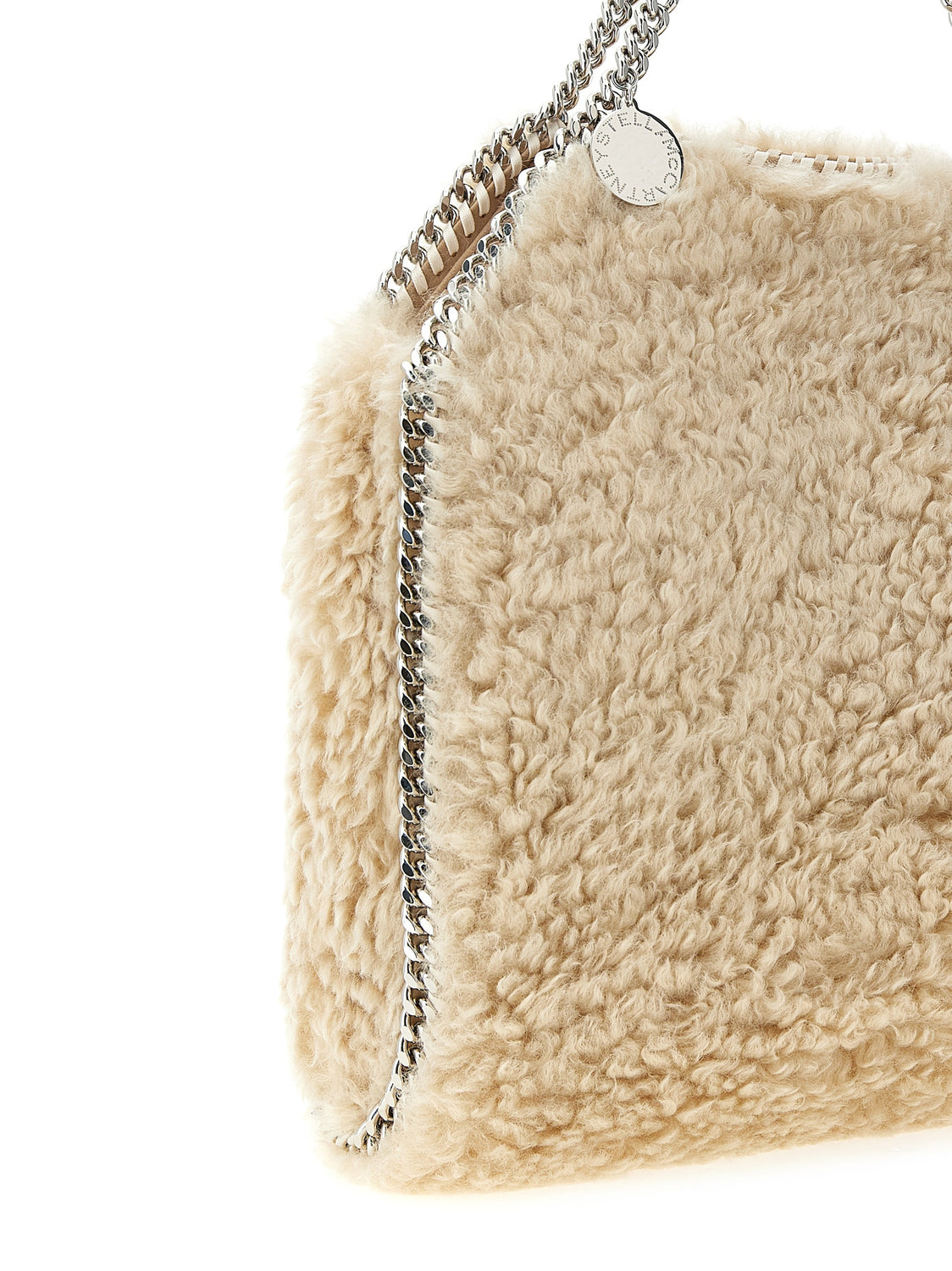 Beige Polyester Shoulder Bag