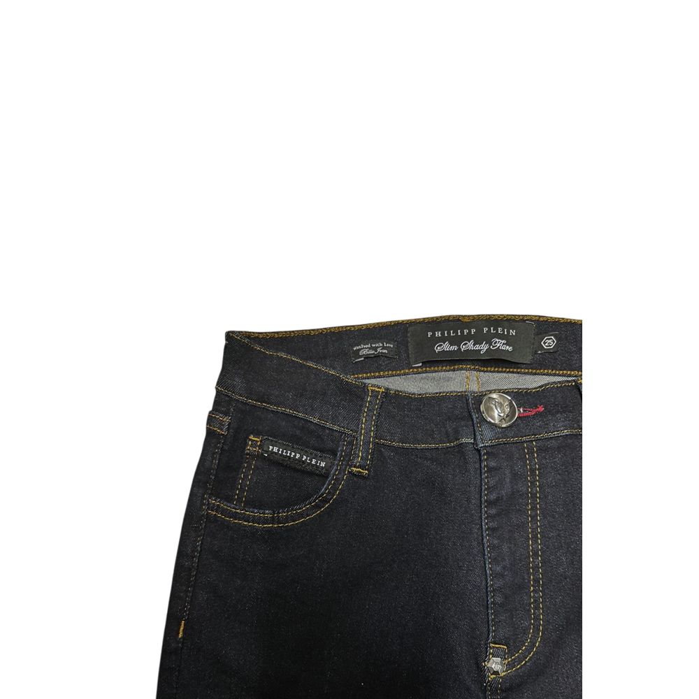 Blue Cotton Women Jeans