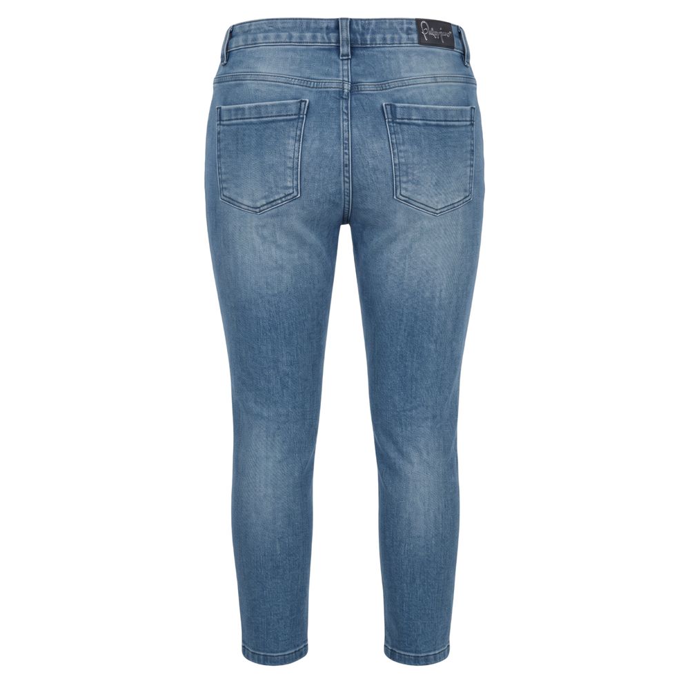 Blue Cotton Women Jean