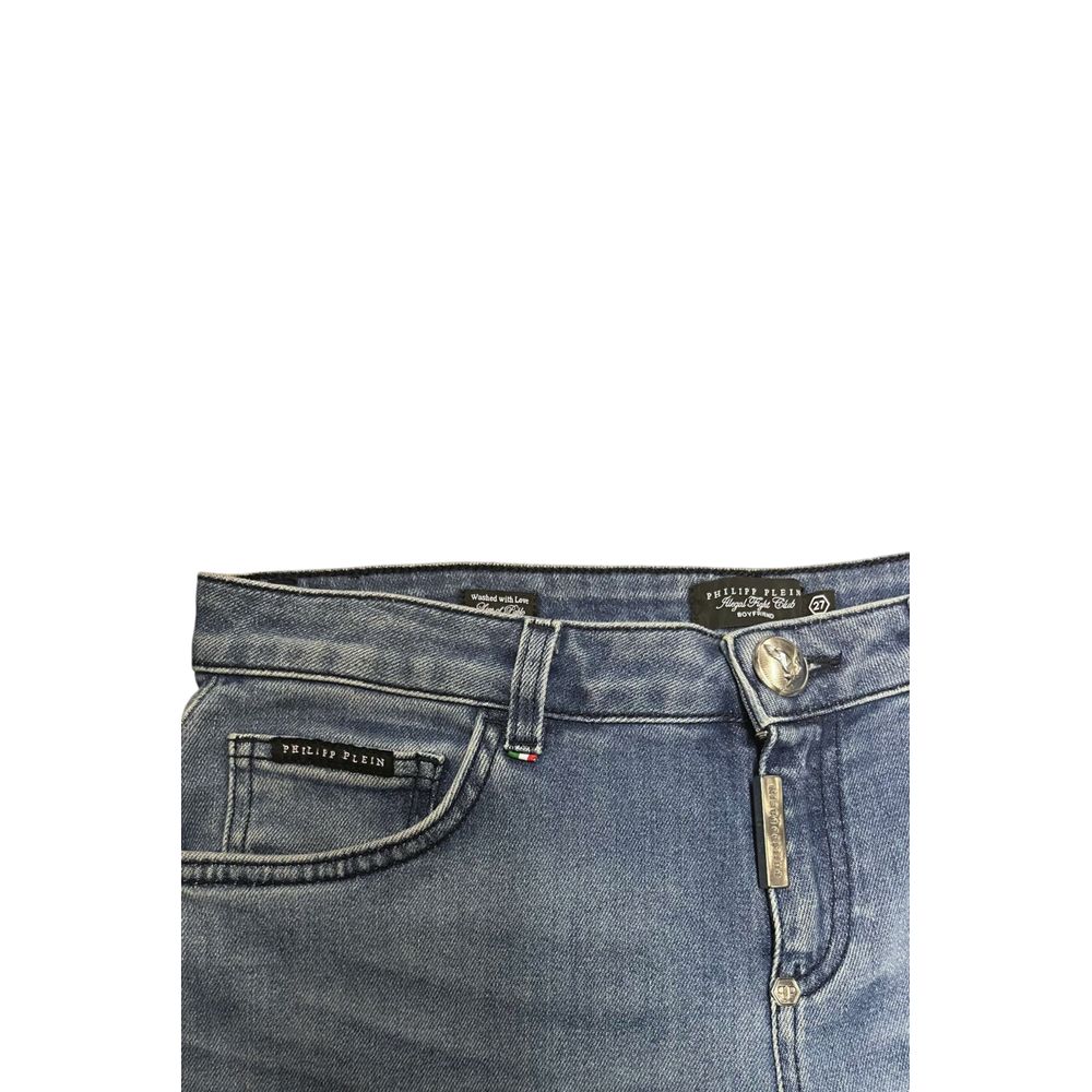 Blue Cotton Women Jean
