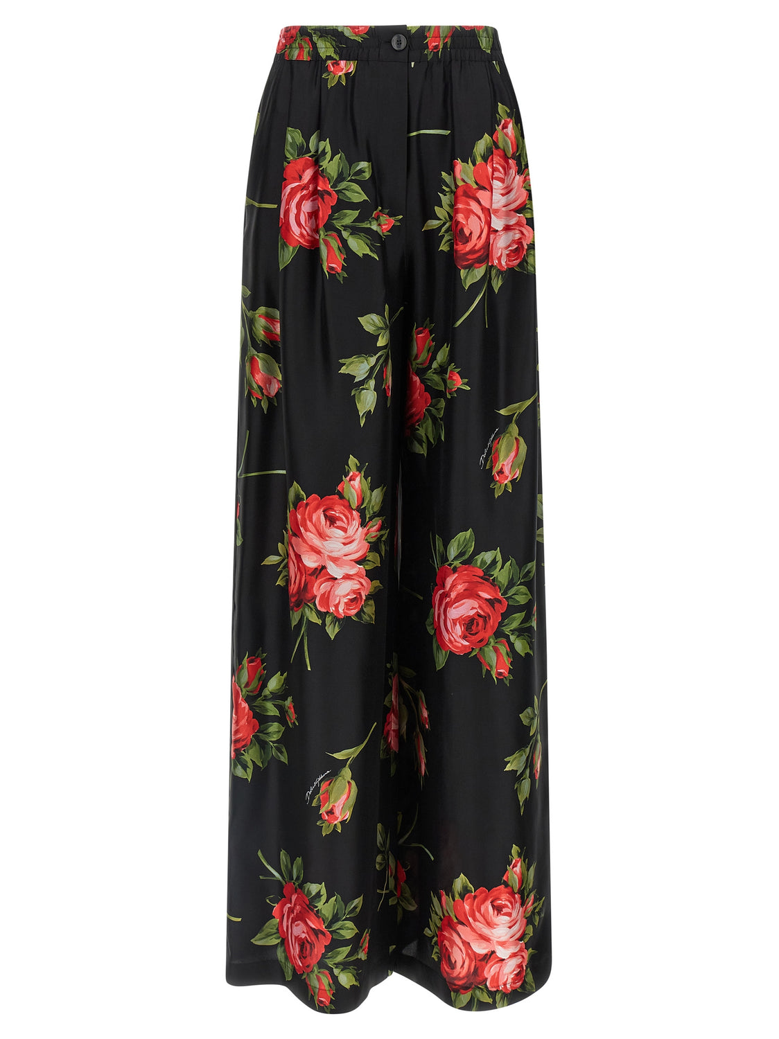 Black Silk Pants