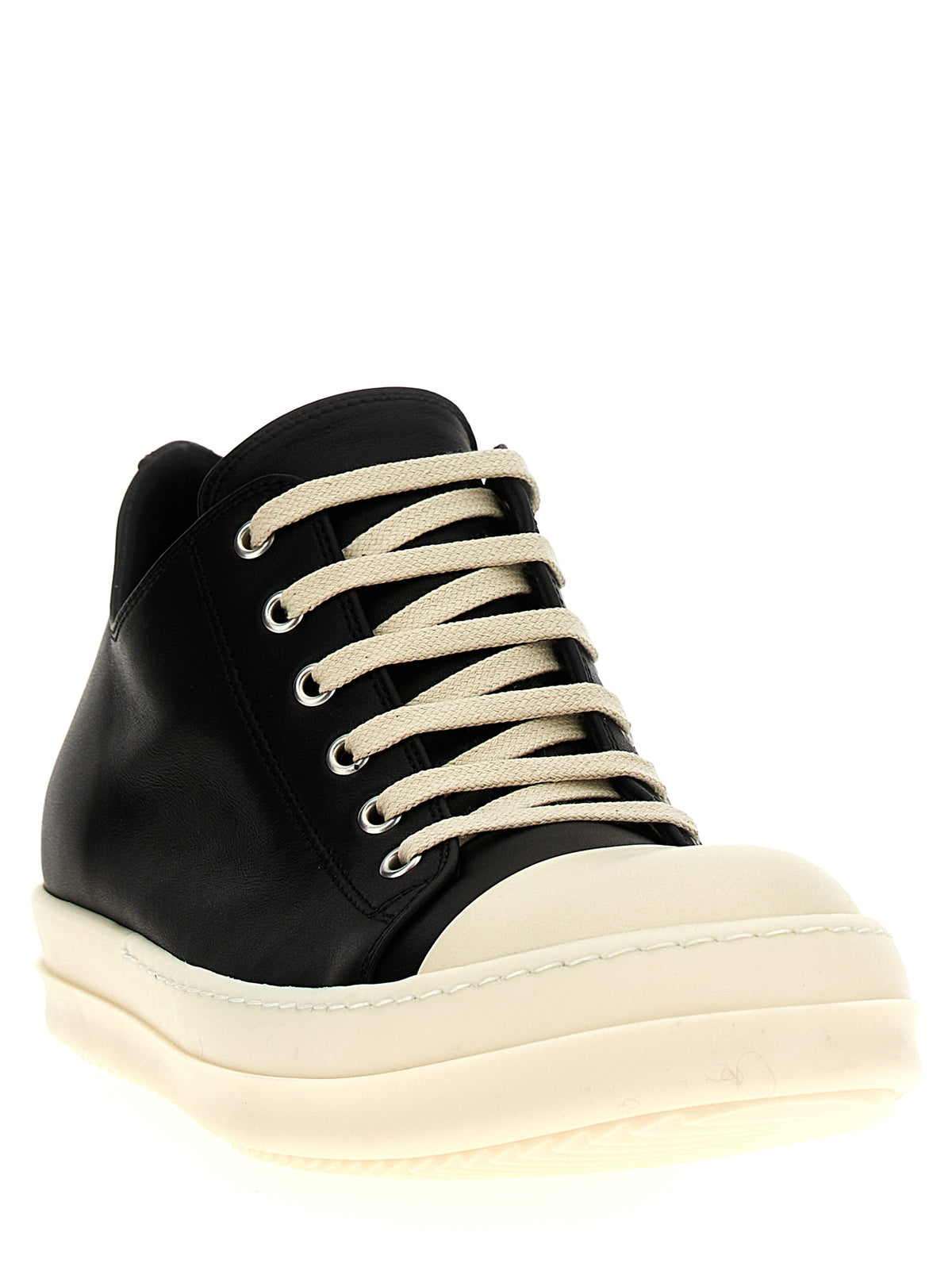 Bicolor Calfskin Low Top Sneakers