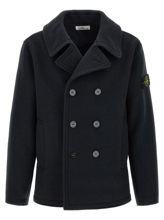 Blue Cotton Coat