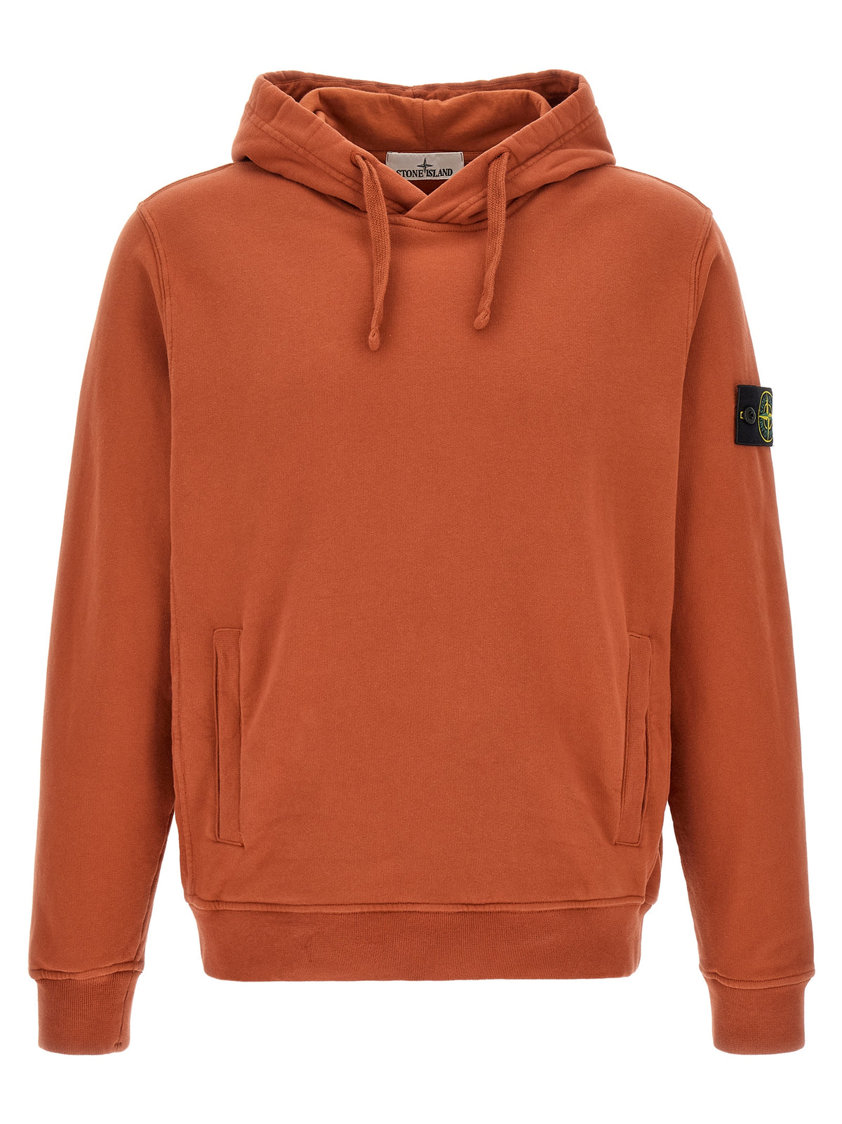 Orange Cotton Sweatshirt
