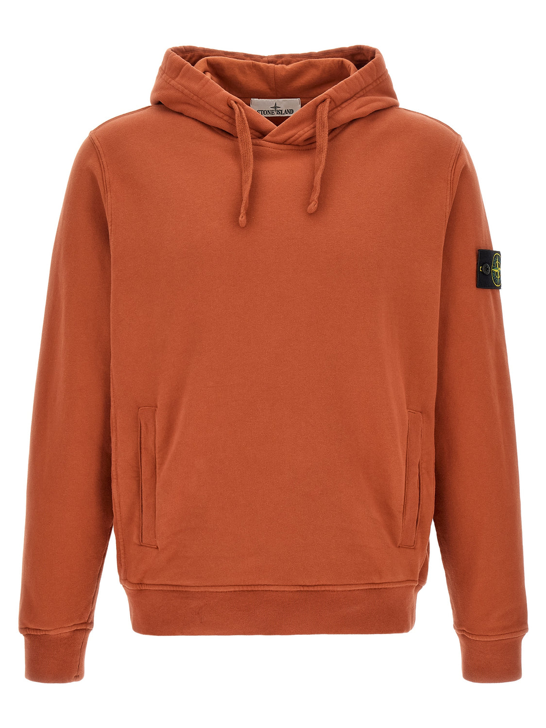 Orange Cotton Sweatshirt