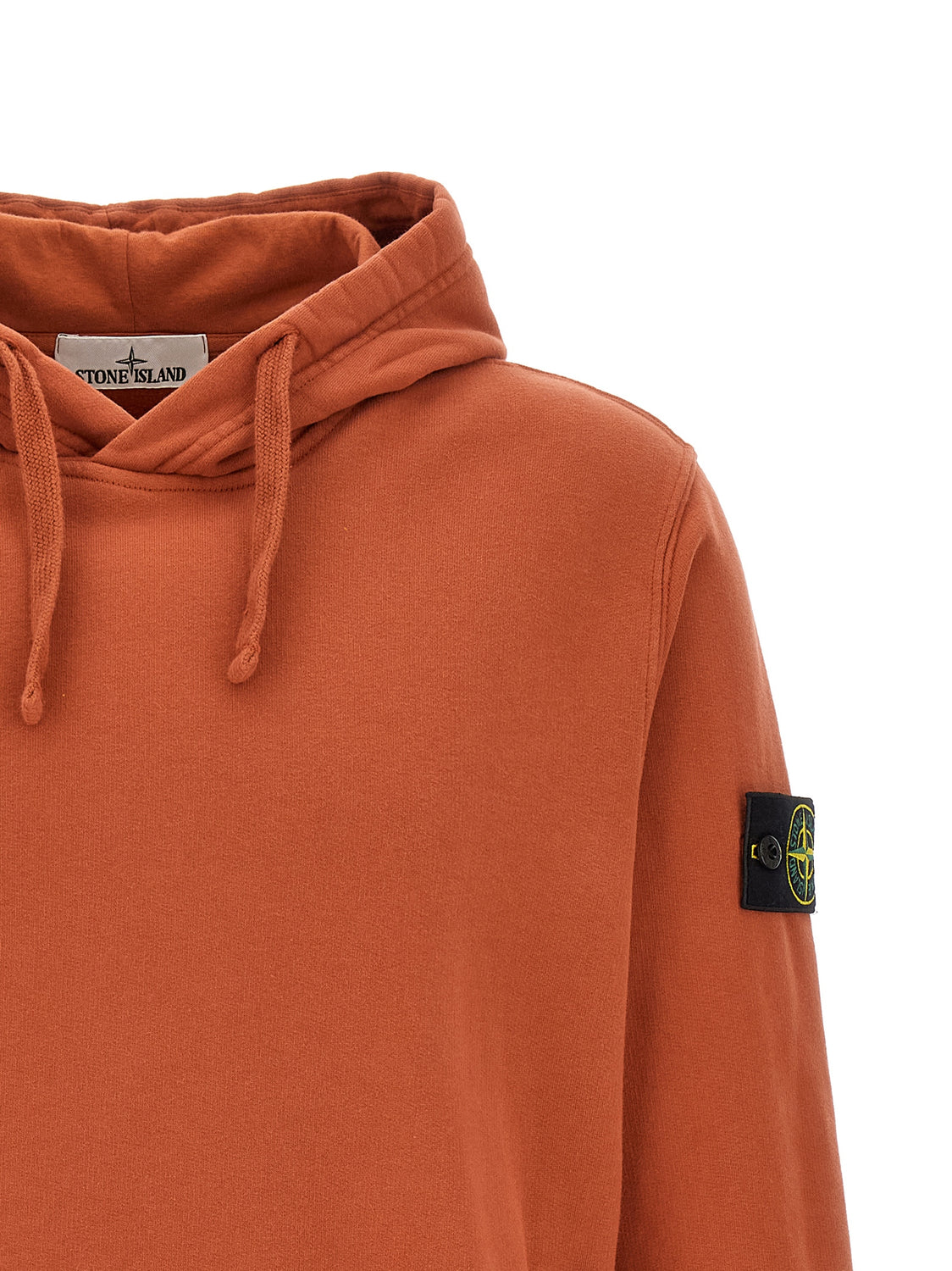 Orange Cotton Sweatshirt