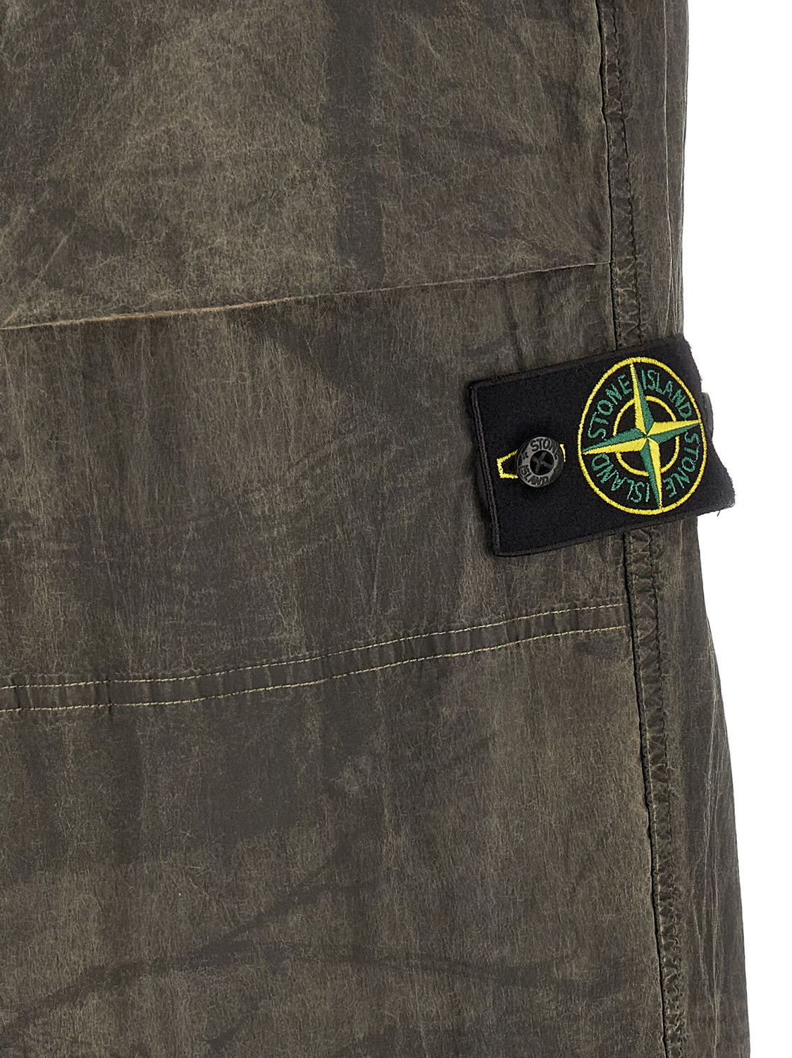 Gray Polyamide Casual Pants