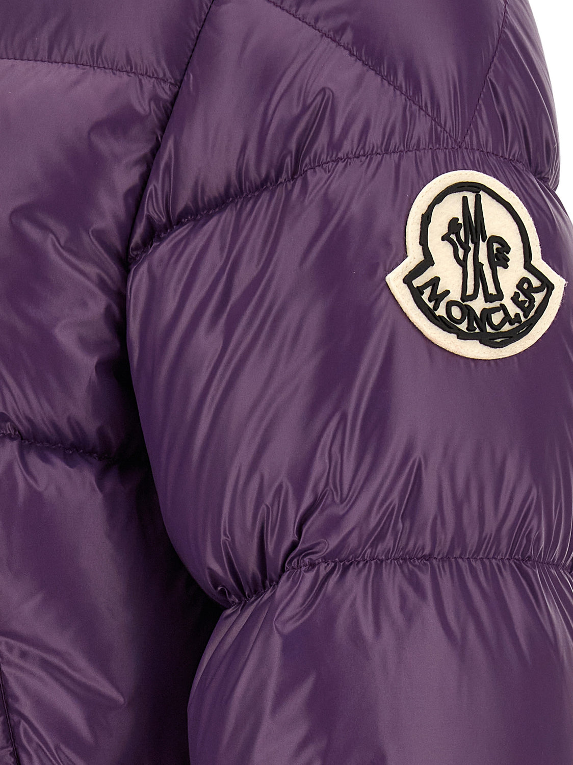 Purple Polyamide Shell Jacket