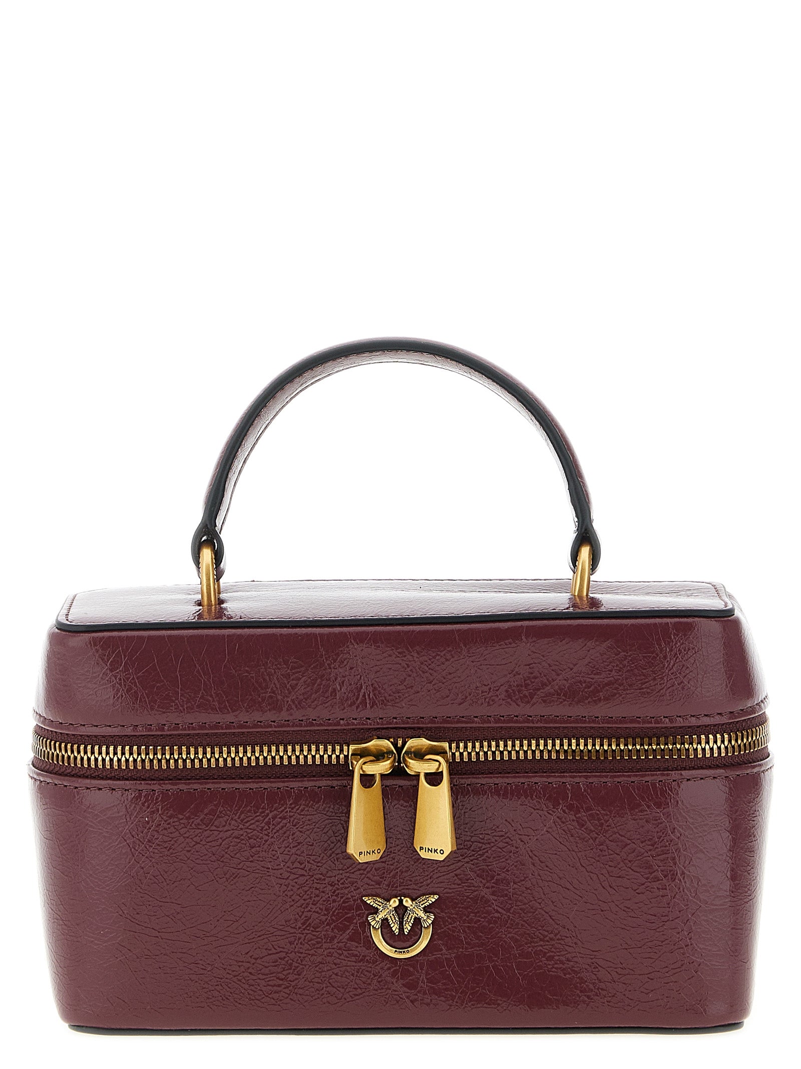 Bordeaux Calfskin Crossbody Bag