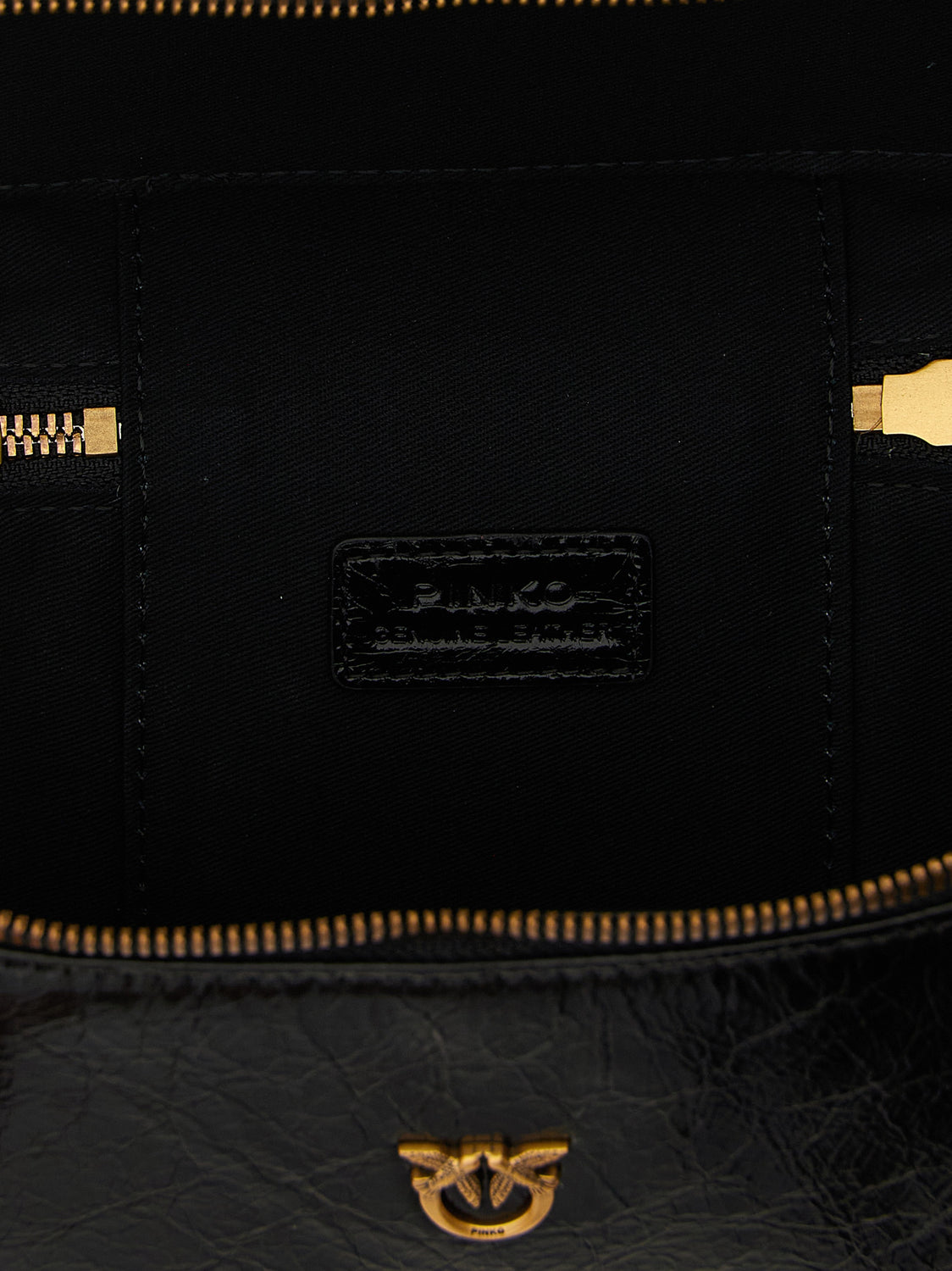 Black Calfskin Crossbody Bag
